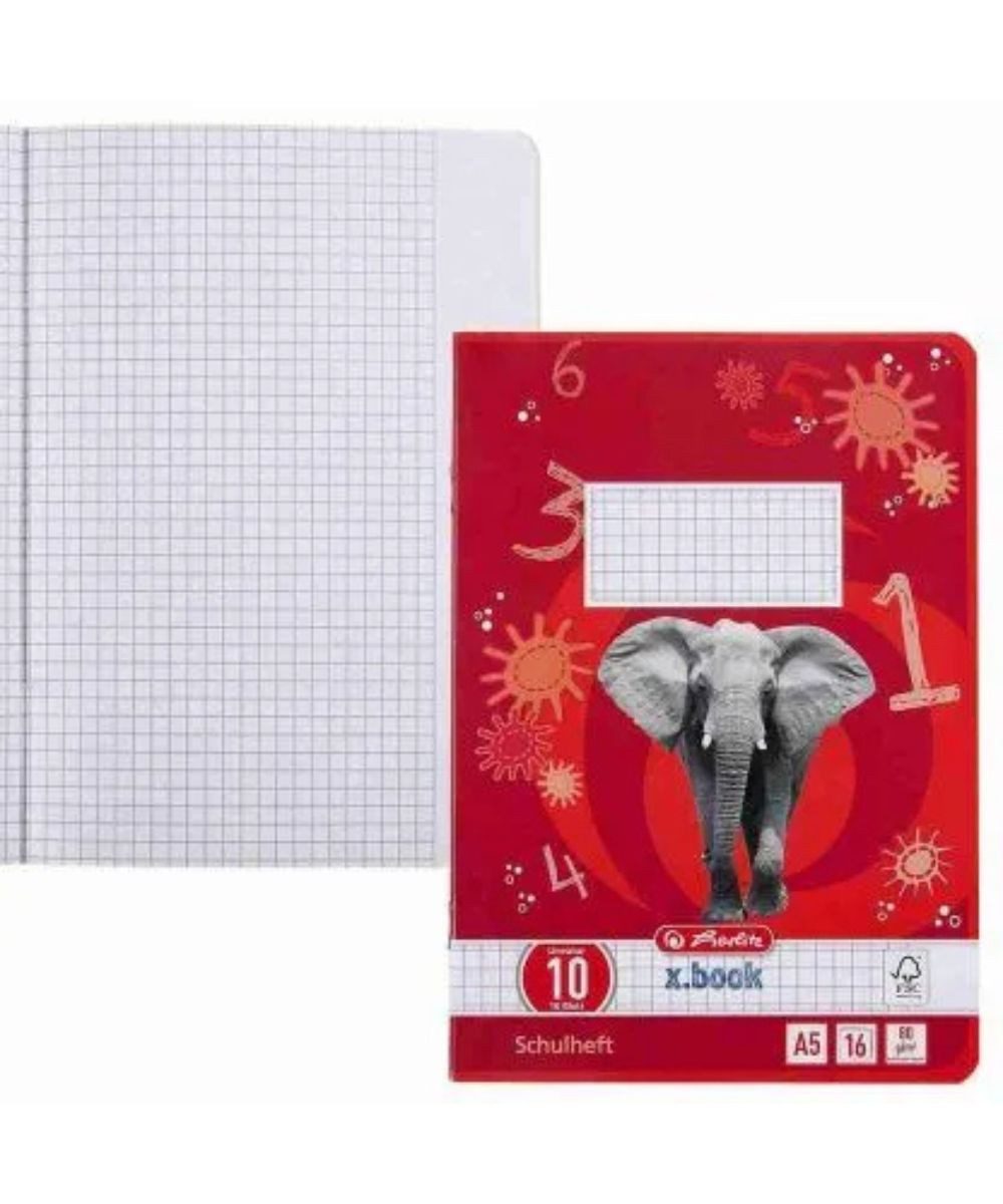 Herlitz Schulheft Herlitz Schulheft 3321007 x-book, Lineatur 10, A5, umweltschonend
