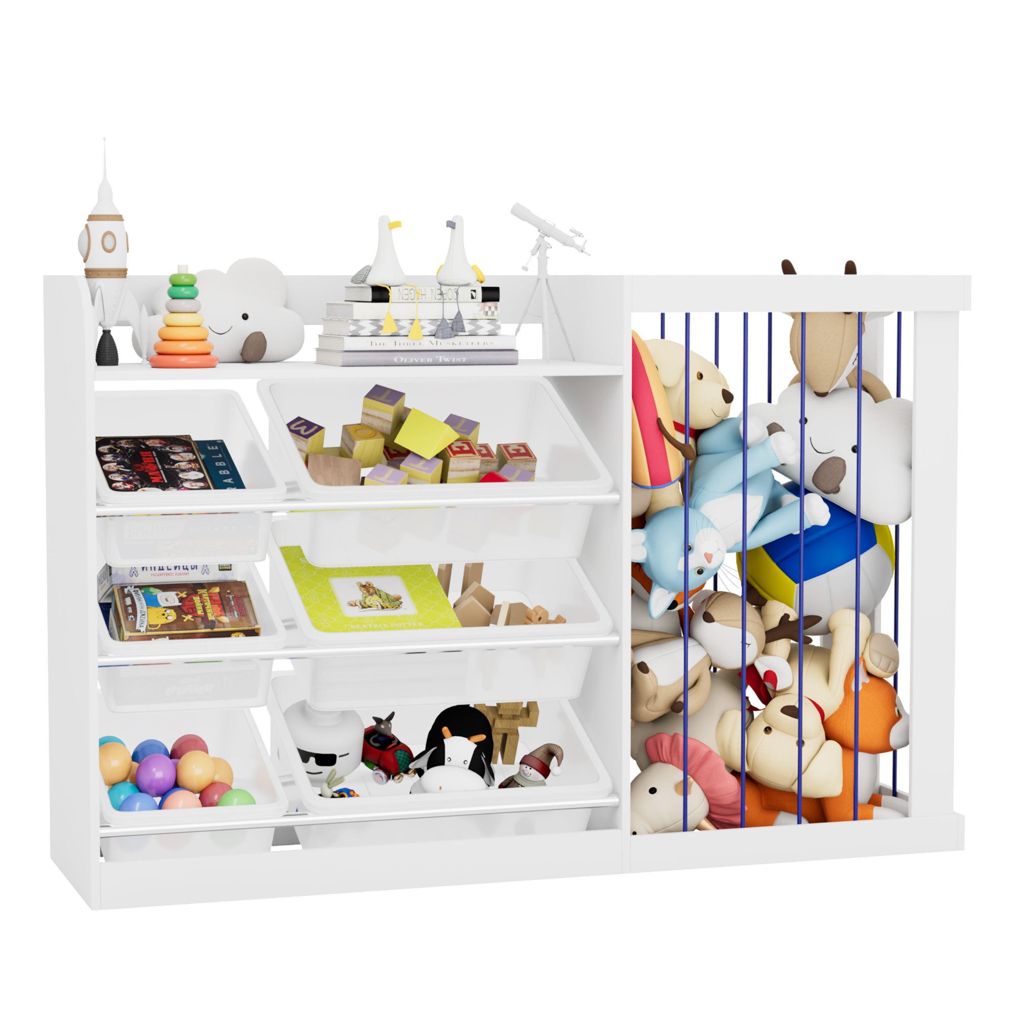 radelldar Spielzeugtruhe 2 in 1 Kinderregal, günstig online kaufen
