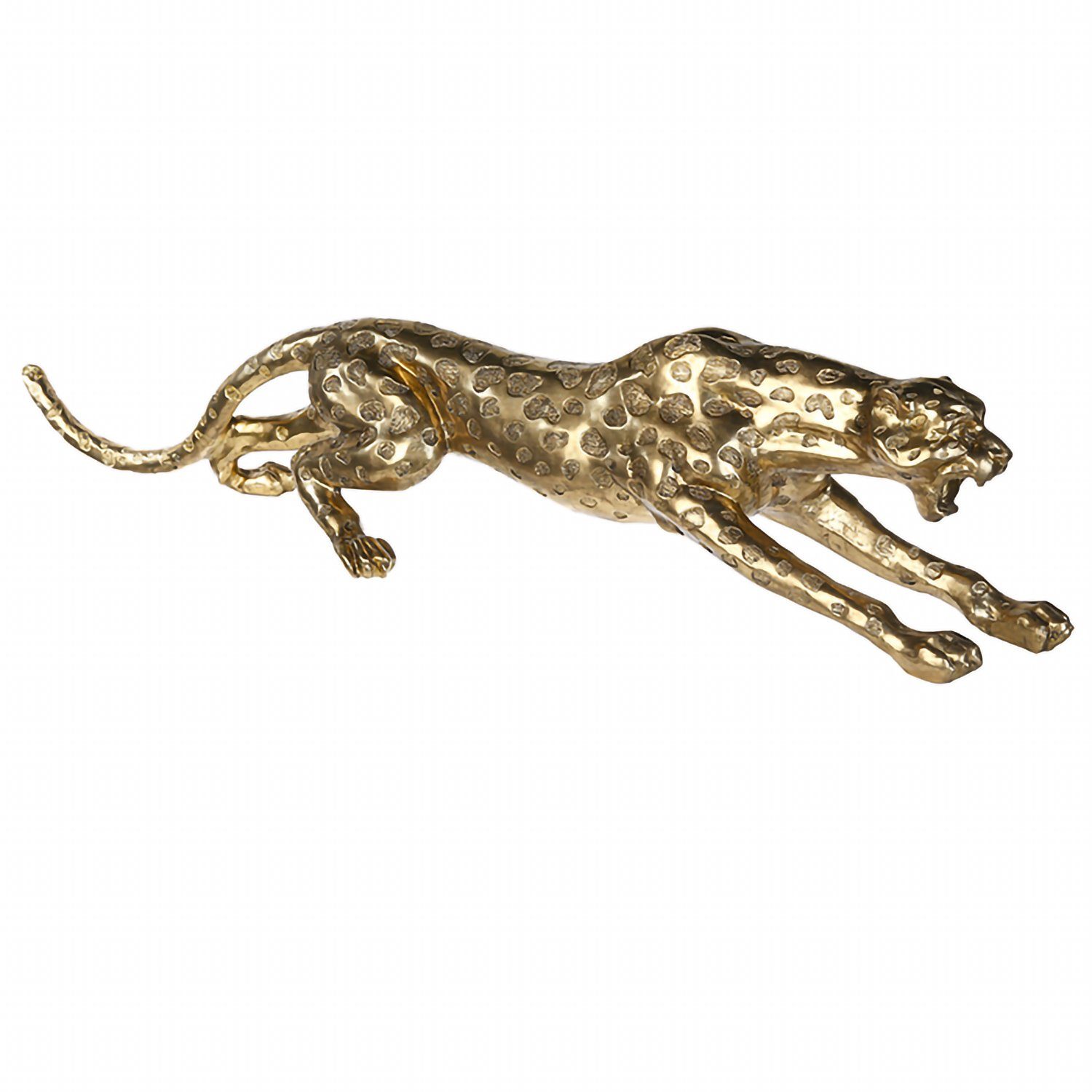 GILDE - Gepard 31cm B. Dekofigur Skulptur x 145cm GILDE H. - gold