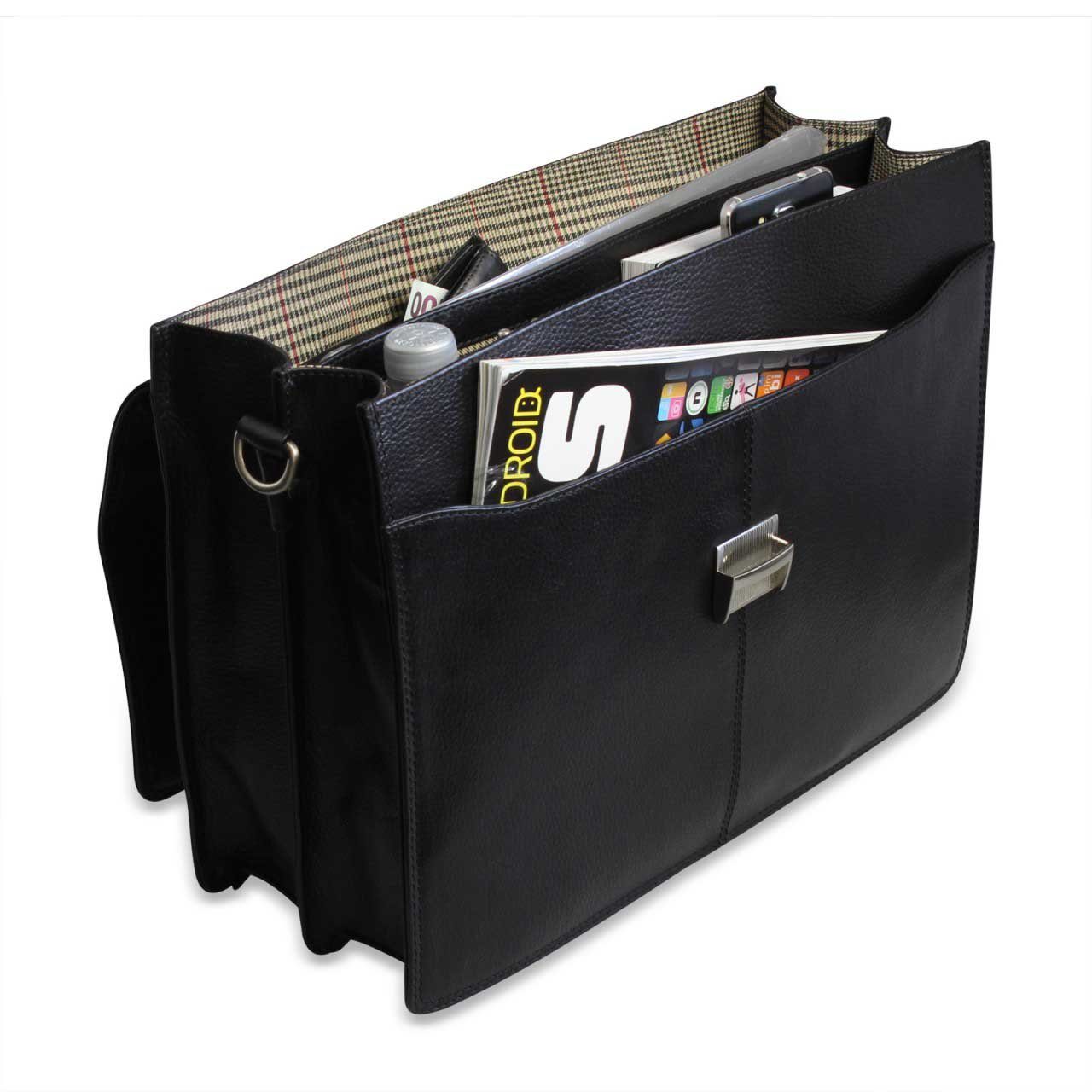 STILORD Aktentasche "Edward" Herren Aktentasche Dokumententasche Echtleder günstig online kaufen