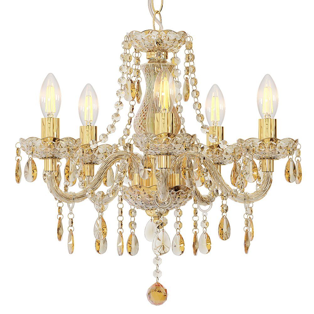 NOWA Kronleuchter, Leuchtmittel nicht inklusive, Kronleuchter Pendellampe E günstig online kaufen