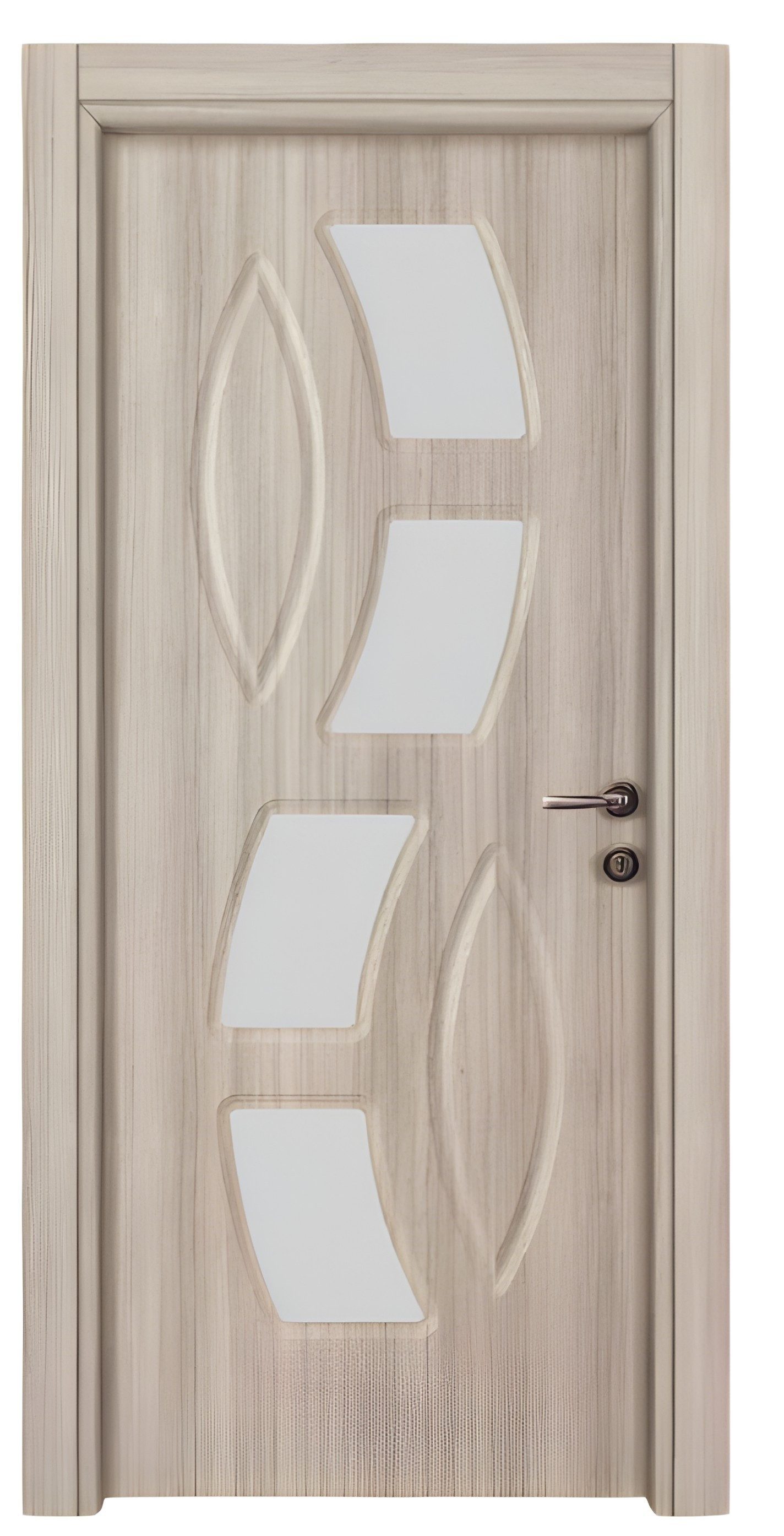 Xlmoebel Zimmertür Beige Designer Holzwerkstofftür für exklusive Wohnungen, Made in Europa