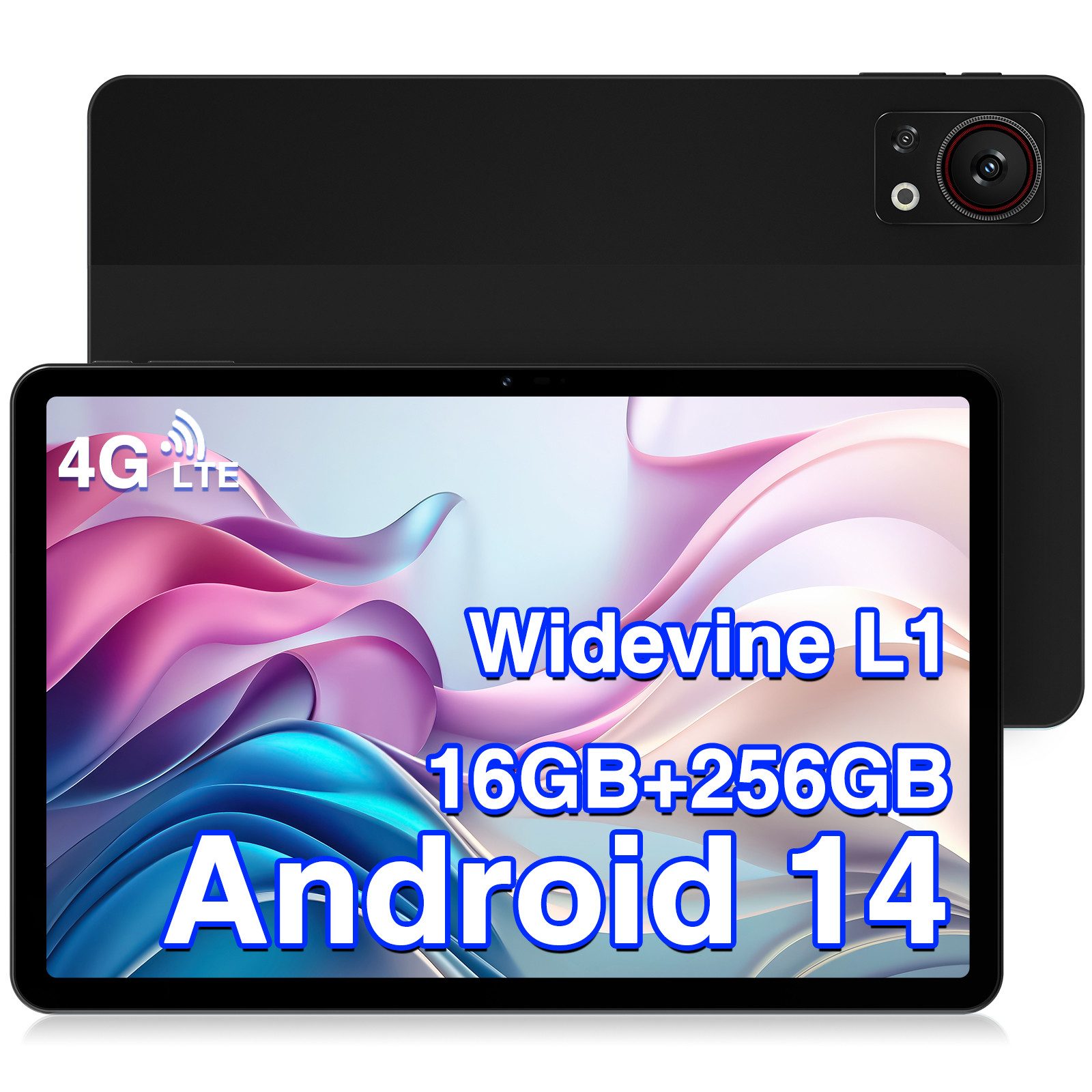DOOGEE T30S Android 14 6GB RAM+256GB ROM (1TB TF),11" 2,4K Display Tablet (11", 256 GB, 4G, 13MP+8MP, 4G Gaming Tablet, Hi-Res Speakers/5G WiFi/OTG/Widevine L1)