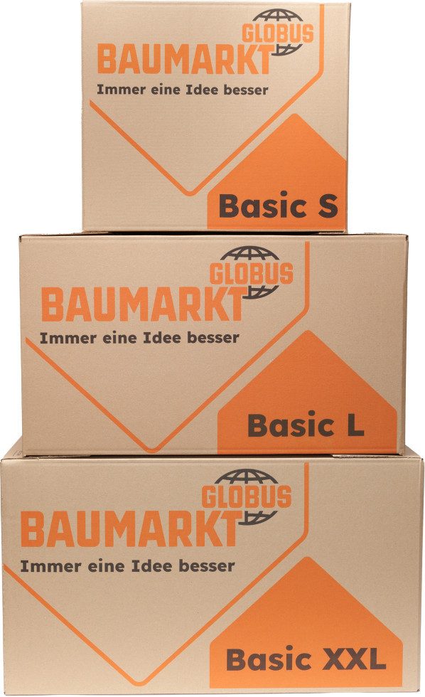 Globus Baumarkt Umzugskarton Globus Umzugskarton Basic XXL Innenmaß 65x35x35cm