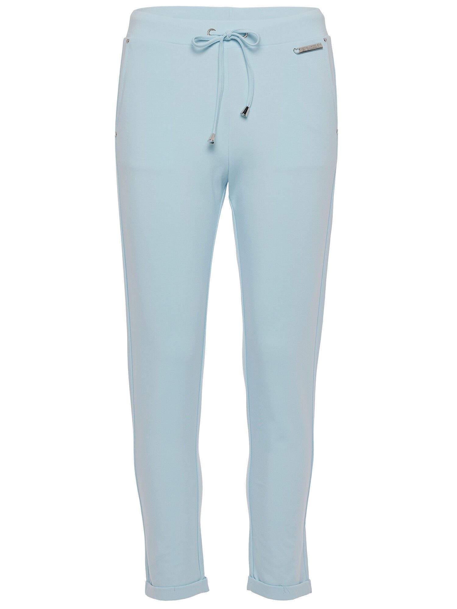 Christian Materne Jogger Pants Sweathose Körpernah mit Umschlagsaum günstig online kaufen