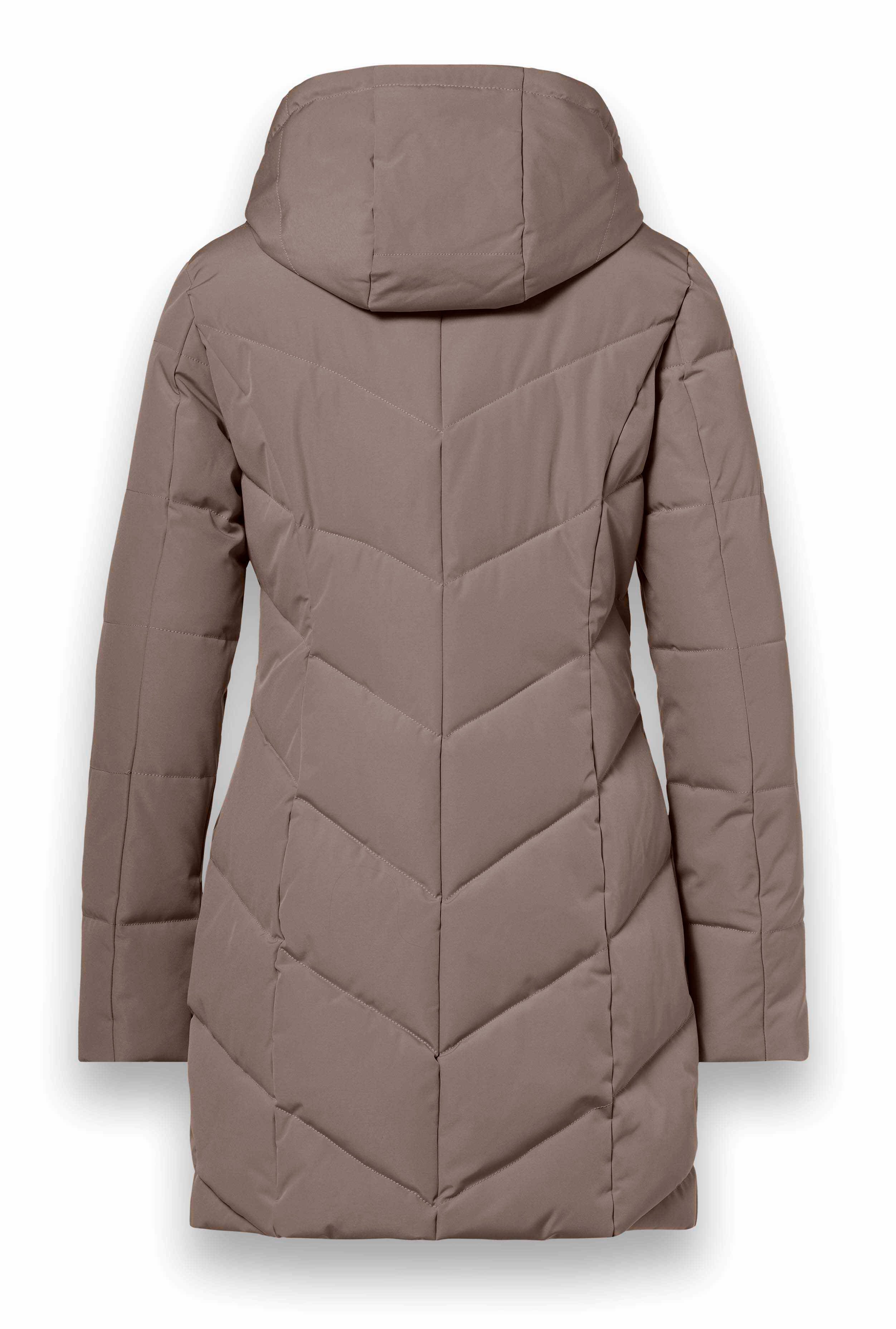 District Wintermantel Zodiac (mit Kapuze, warm, wasserabweisend) coffebraun günstig online kaufen