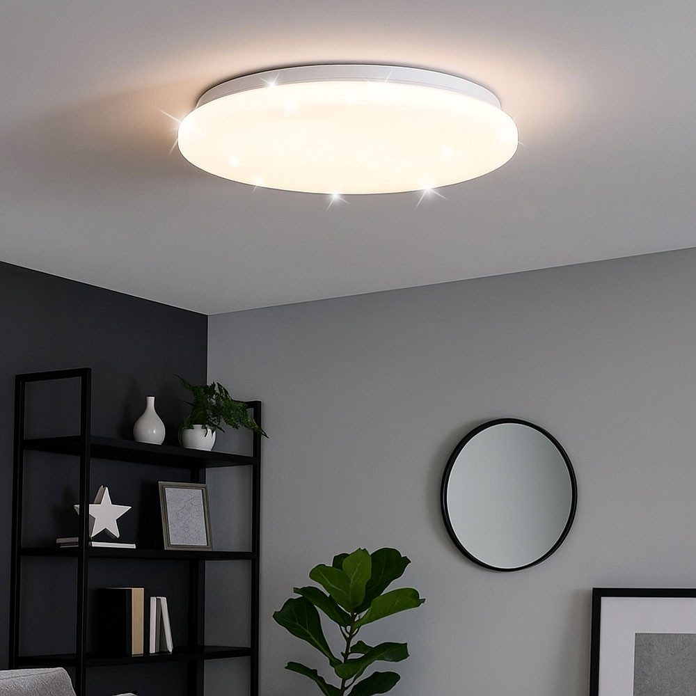 Brilliant LED Deckenleuchte, LED-Leuchtmittel fest verbaut, Kaltweiß, Warmweiß, Neutralweiß, Tageslichtweiß, Farbwechsel, Deckenlampe Deckenleuchte Farbwechsel Dimmer Fernbedienung Smart LED
