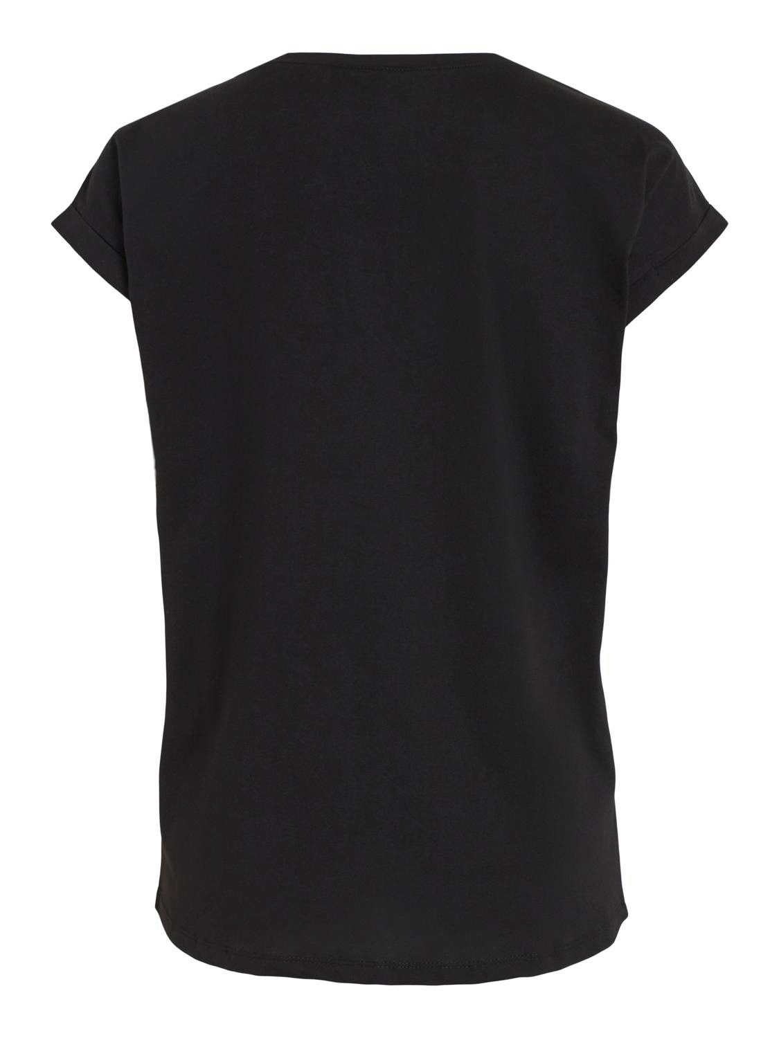 Vila Rundhalsshirt VIDREAMERS NEW PURE T-SHIRT/SU-NOOS Baumwollmischung, regular fit