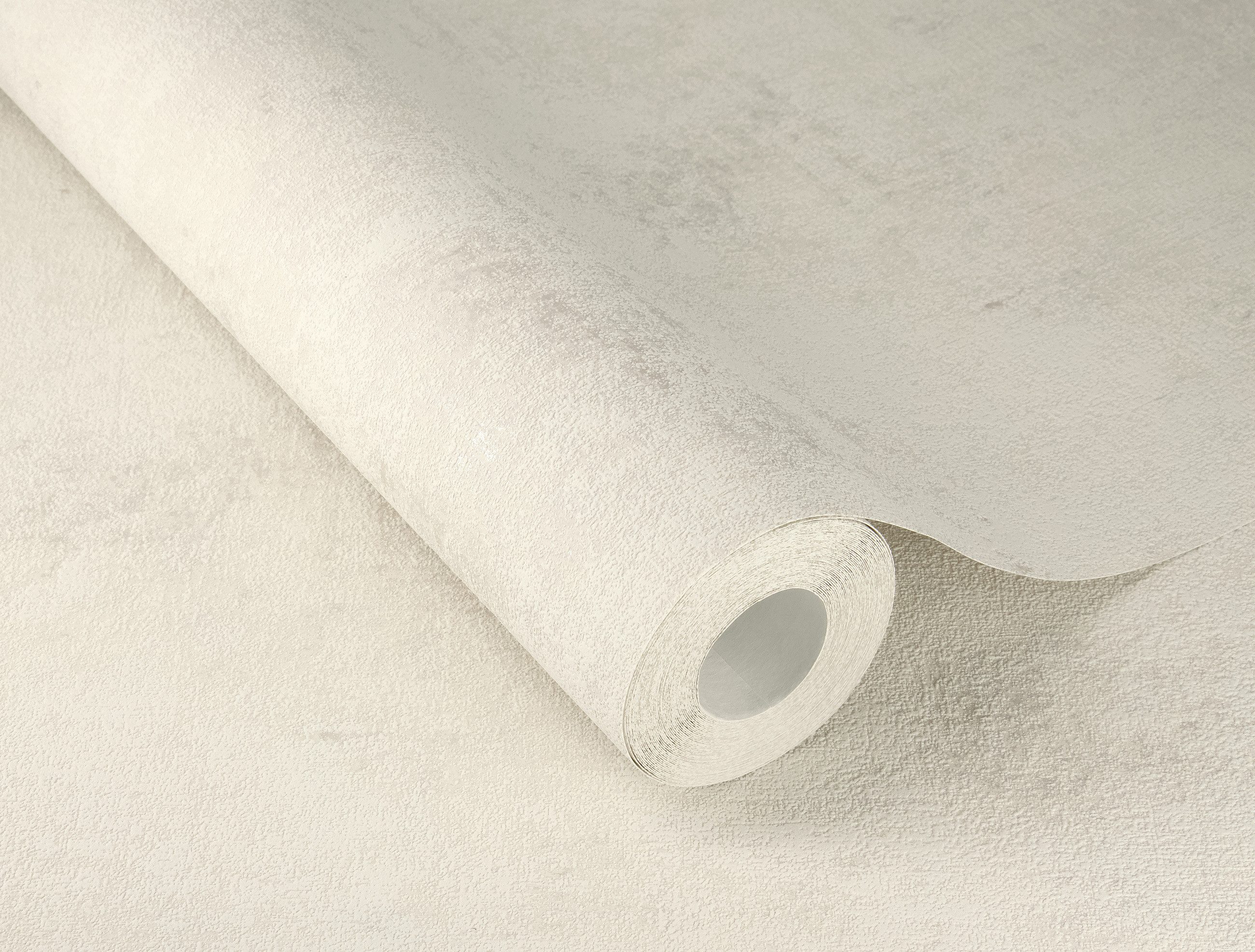 Rasch Vliestapete Betonoptik in Beige - my moments, strukturiert, unifarben mit Farbeinsatz, urban, Ton-in-Ton, (1 Rolle, 1 St), Industrial, Beton