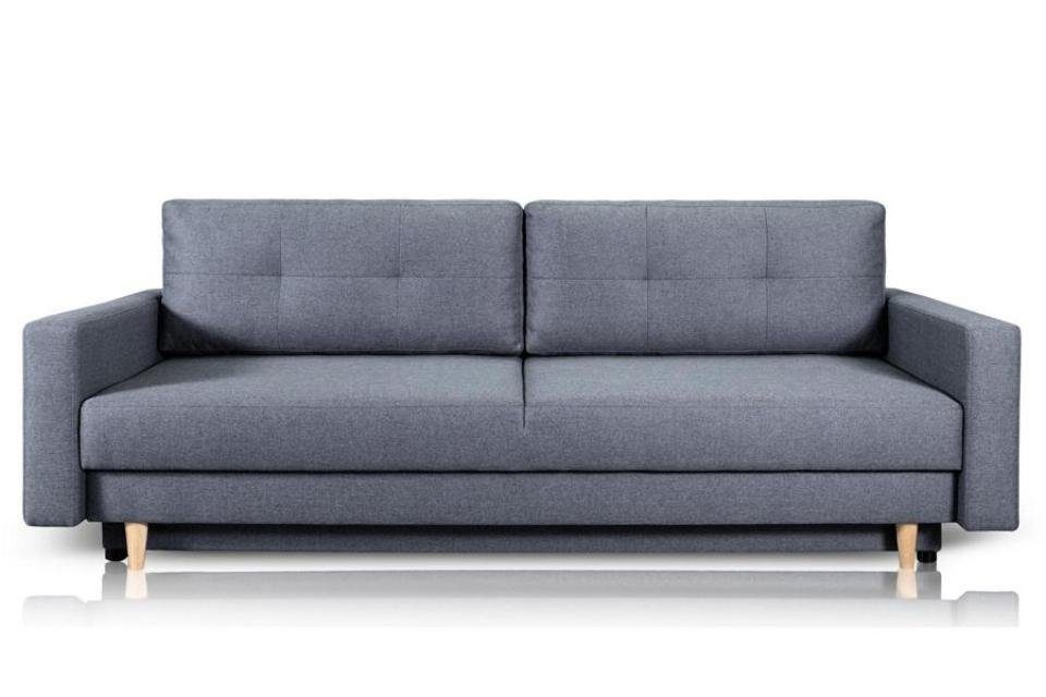 JVmoebel 3-Sitzer, Modern Sofa 3 Sitzer Grau Sofas Stil Elegantes Wohnzimmer