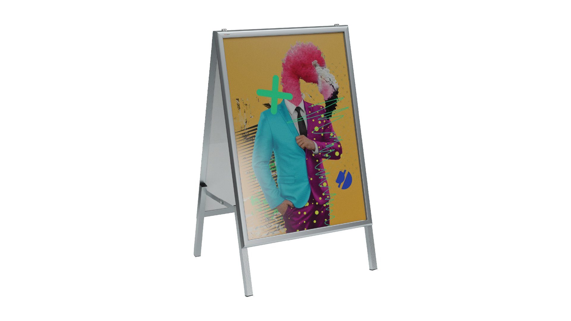 ALLboards Einzelrahmen ALLboards Doppelseitige Werbetafel Kundenstopper günstig online kaufen