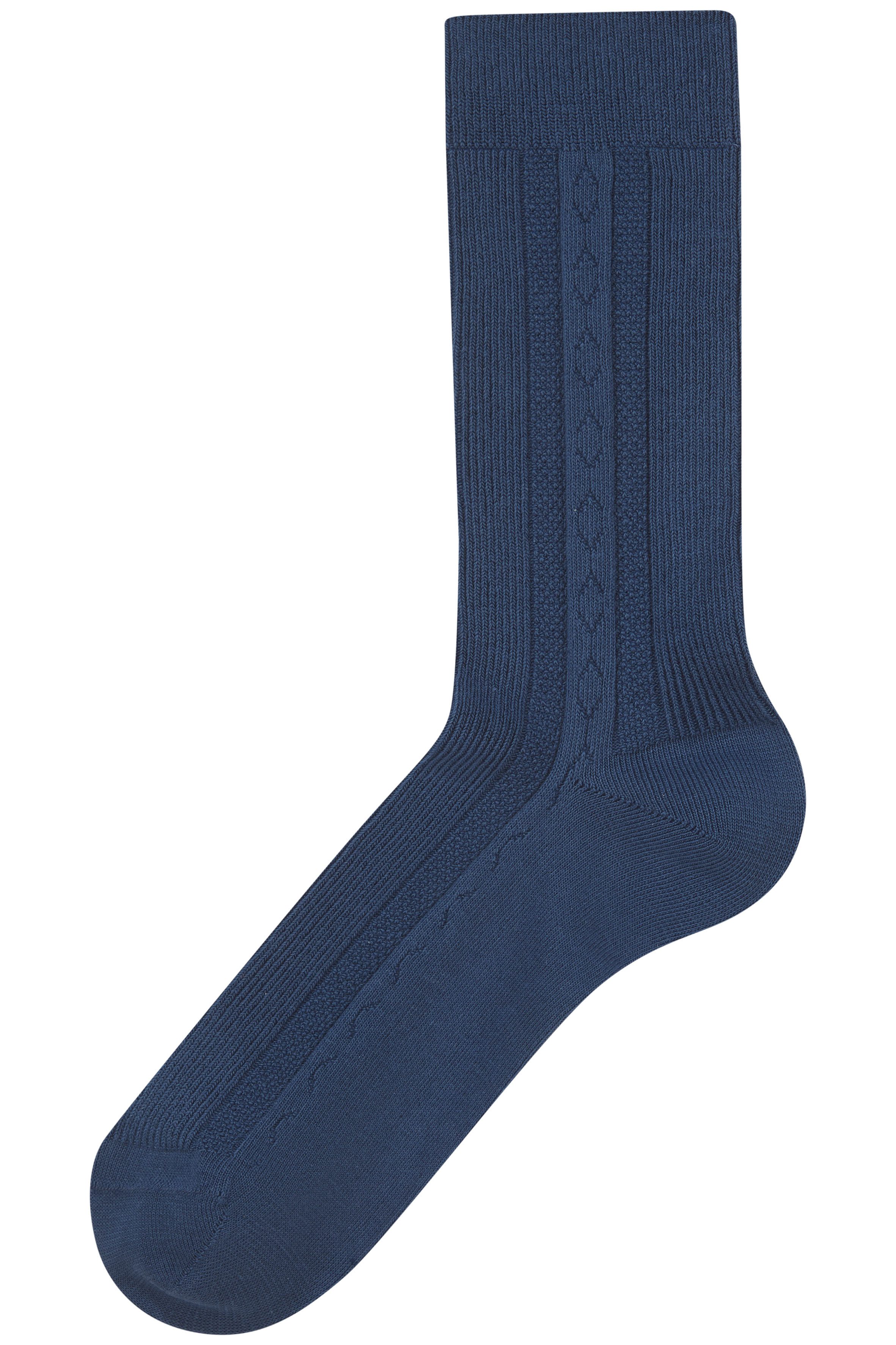 H.I.S Businesssocken Klassische Herren, Männersocken, unifarben, ohne drückende Naht (Packung, 5-Paar, Anzugsocken) mit dezent eingestrickten Designs – Bild 5 von 5