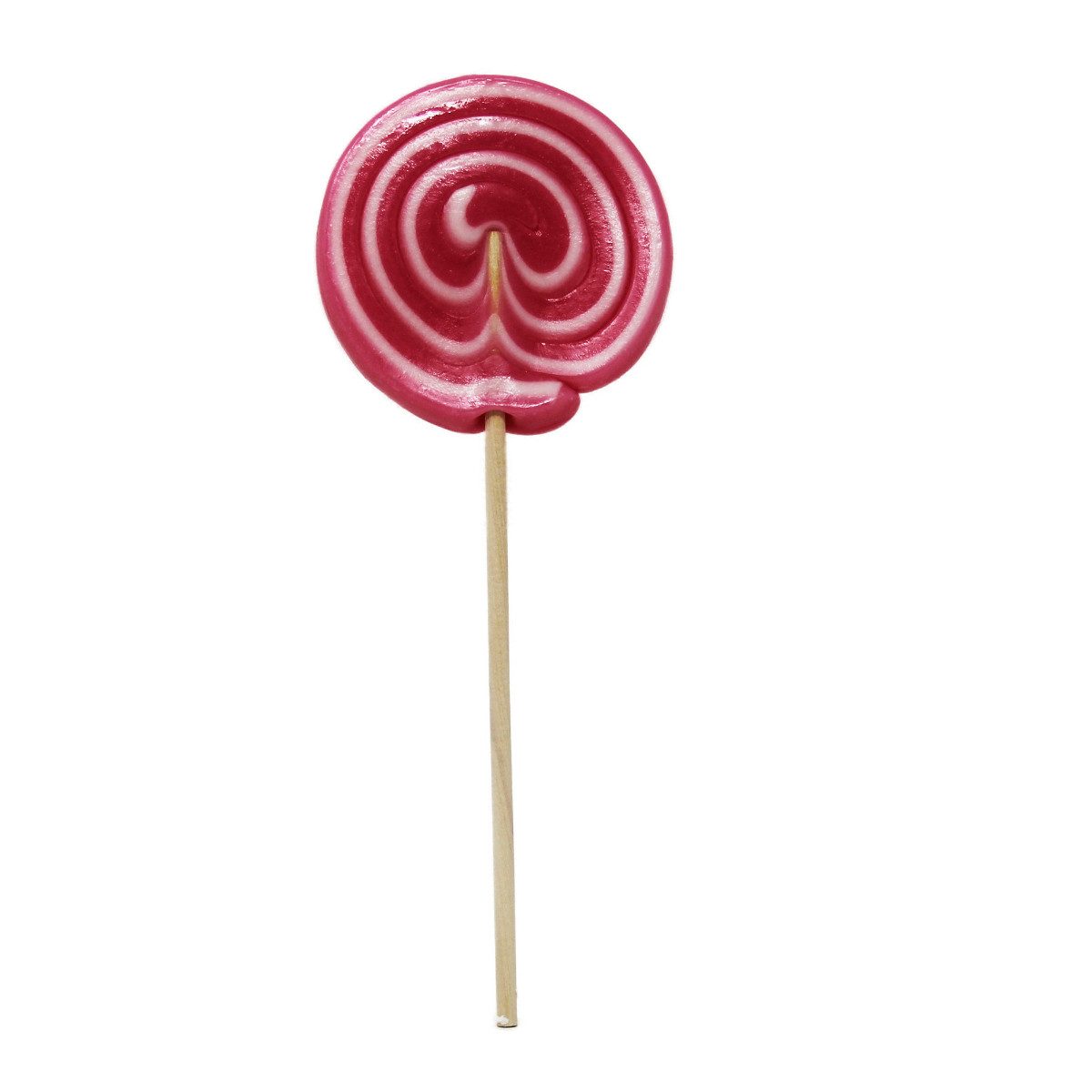 Felko Süßigkeit, Spiral Lolly Girl rosa weiß großer Lutscher mit Kirschgeschmack 80g