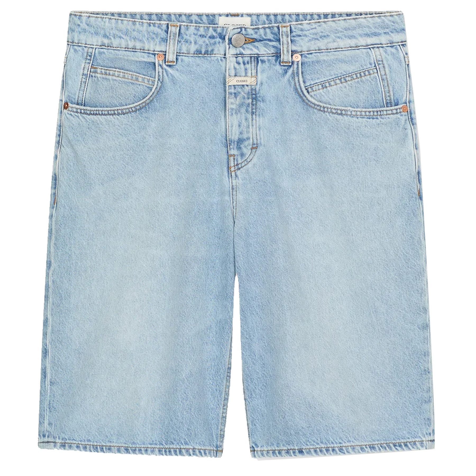 CLOSED 5-Pocket-Jeans CLOSED Jeansshorts JENICA Mid Waist - Blau