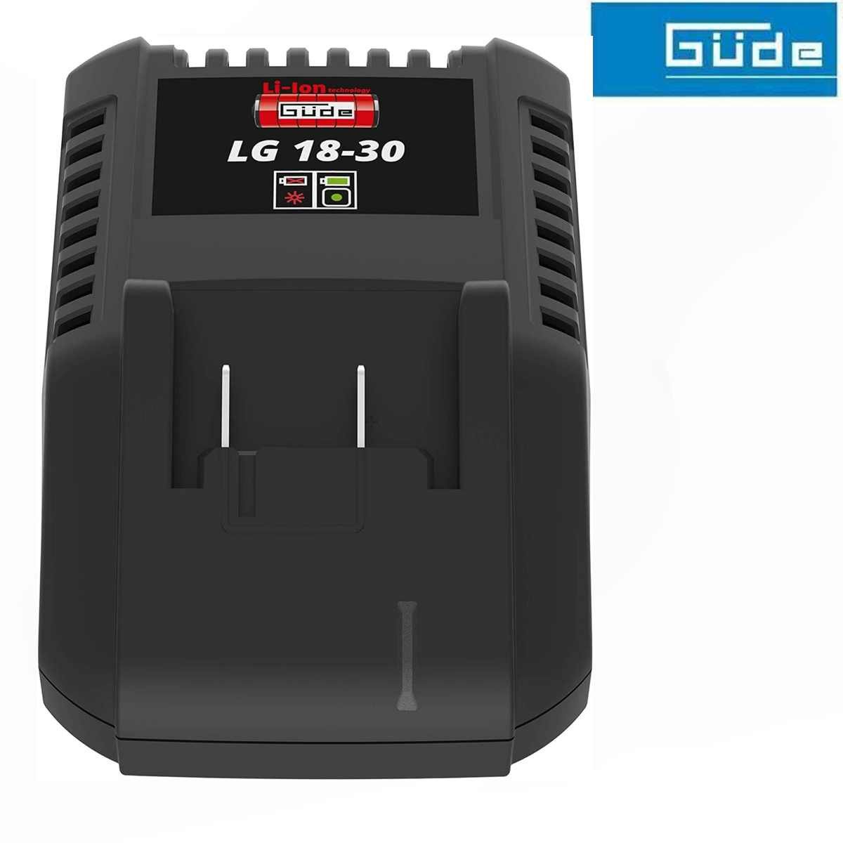 Güde Güde Ladegerät LG 18-30 (18V E3 Akkusystem-Gruppe, 3,0 A Werkzeug-Akku-Ladetechnik