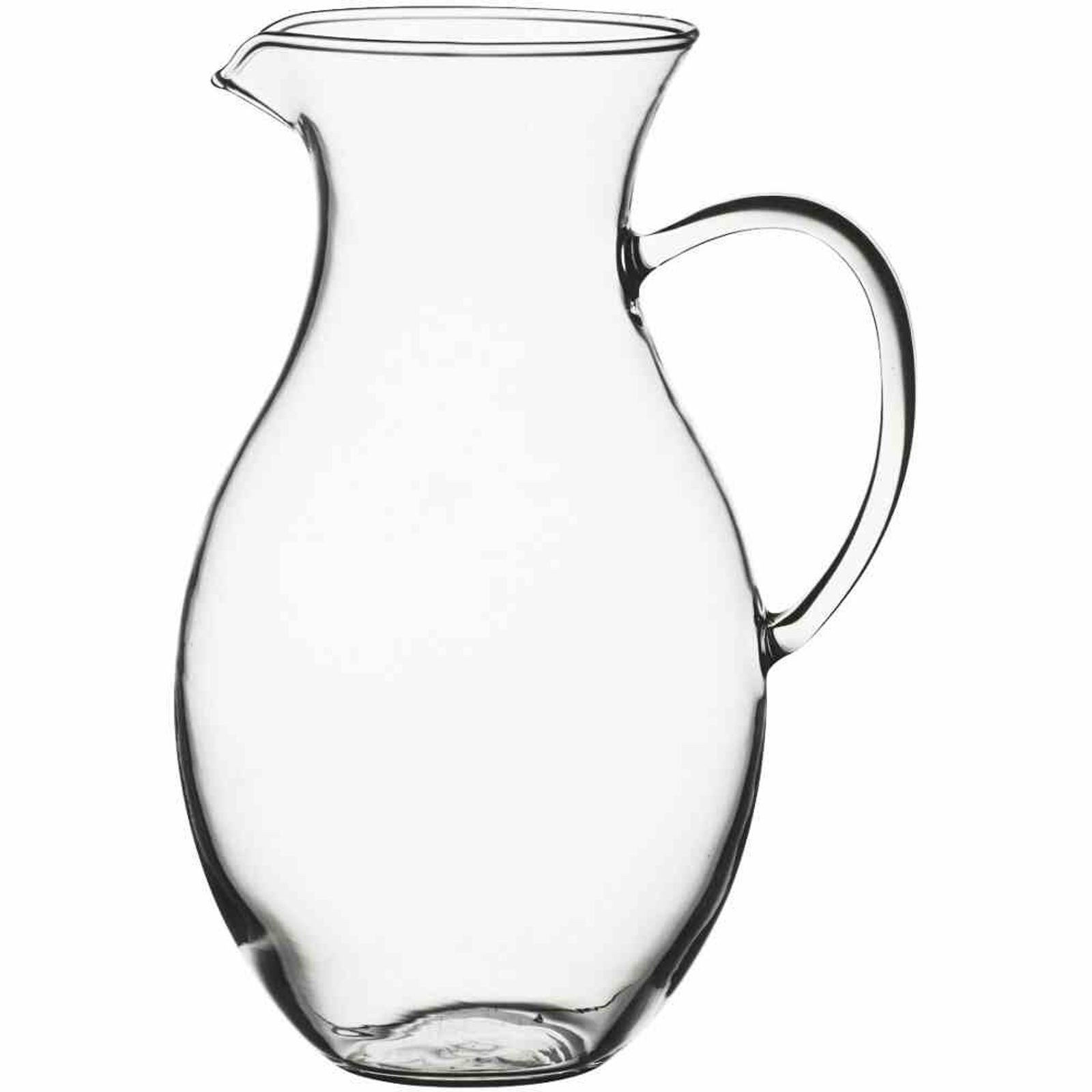Kanne Glaskrug "Classic" 1,5L Glaskrug Glaskaraffe Karaffe Wasserkrug Krüger