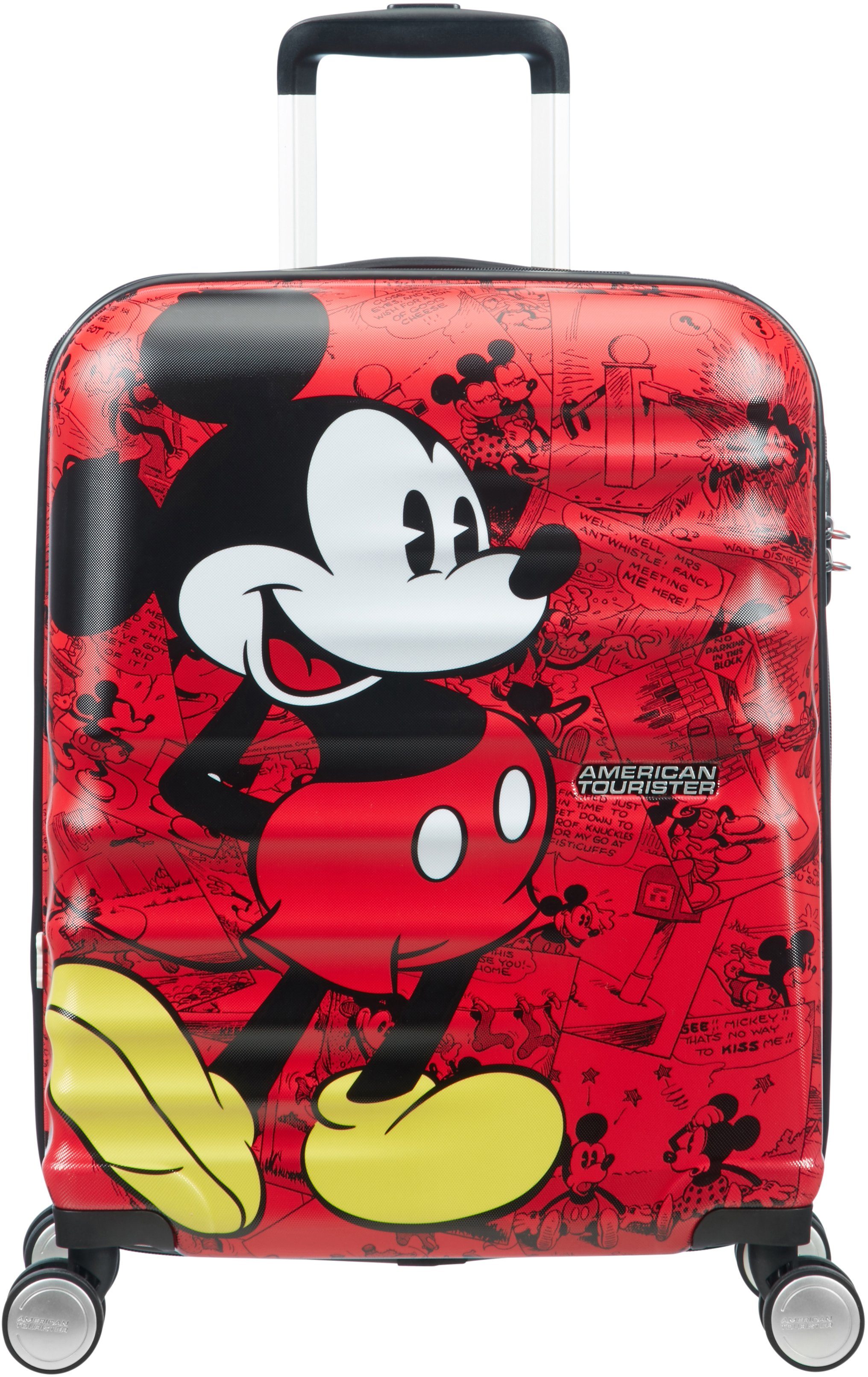 American Tourister® Hartschalen-Trolley Disney 55 cm, Comics Red Wavebreaker, Mickey recyceltem aus Rollen, Material teilweise 4