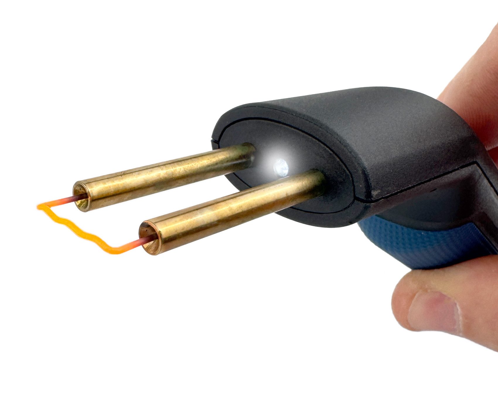WELDINGER Elektroschweißgerät Akku-Kunststoffschweißgerät KSG-1 550°C Zubehör Transportbox (USB-C), schnelle Aufheizzeit