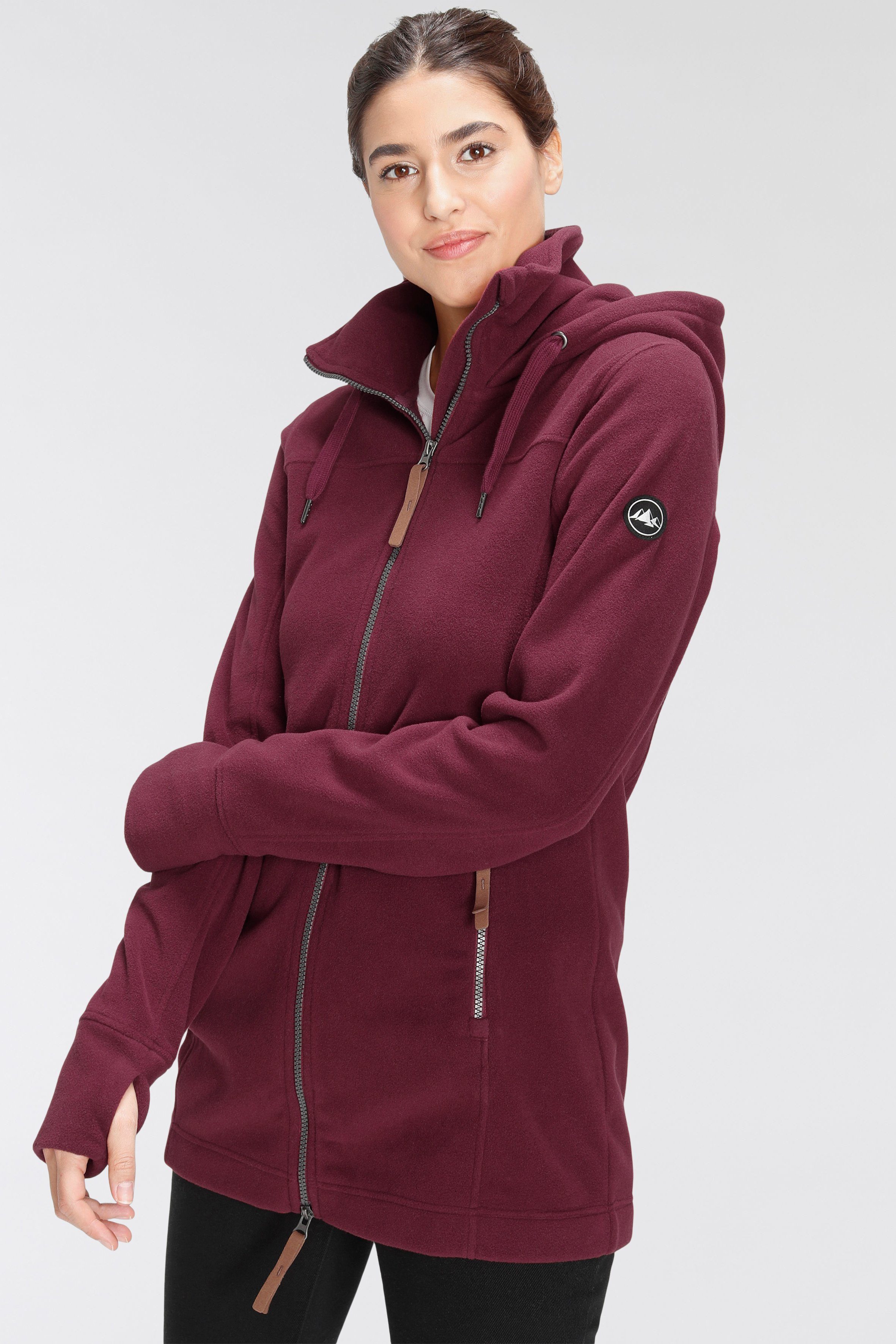 Polarino Fleecejacke aus Fleece, atmungsaktiv, schnell trocknend günstig online kaufen