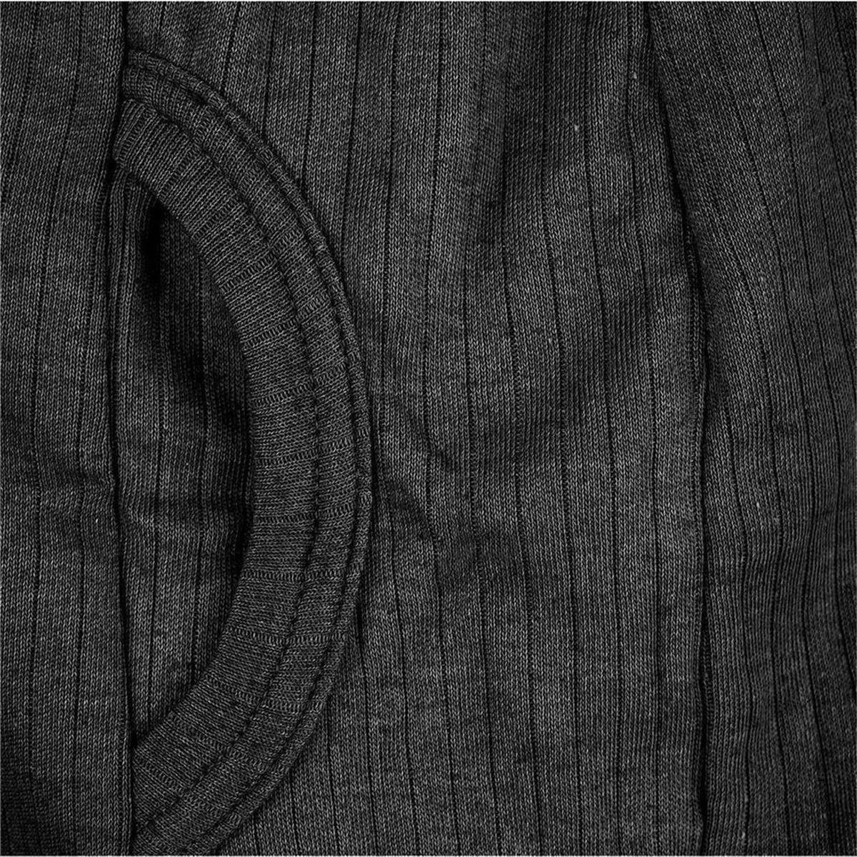 Black Snake Thermounterhemd cushy (Set, Thermounterwäsche + Unterhose Set 3-St) Unterhemd Anthrazit/Blau/Grau 3x