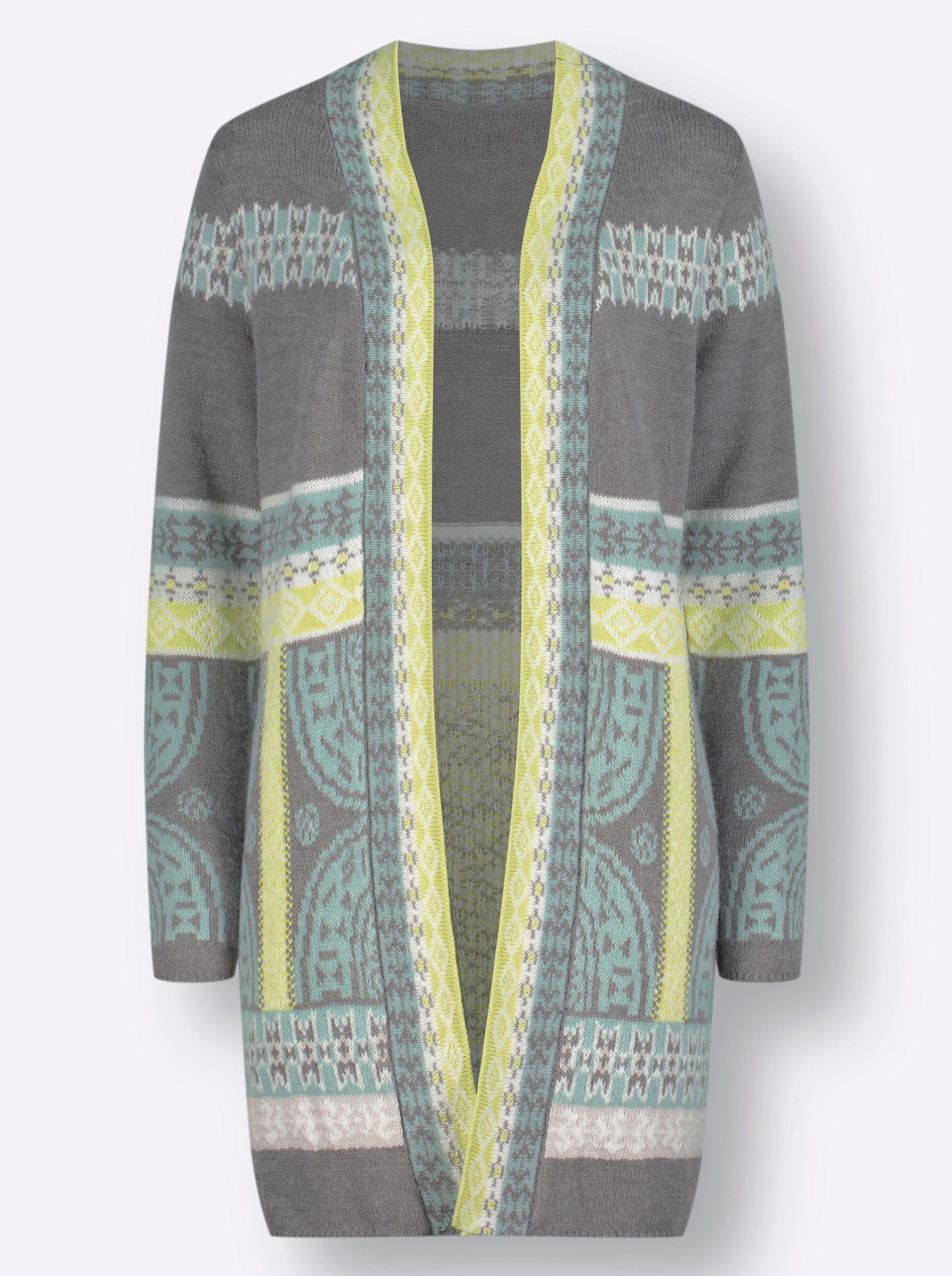 Strickjacke Long-Strickjacke