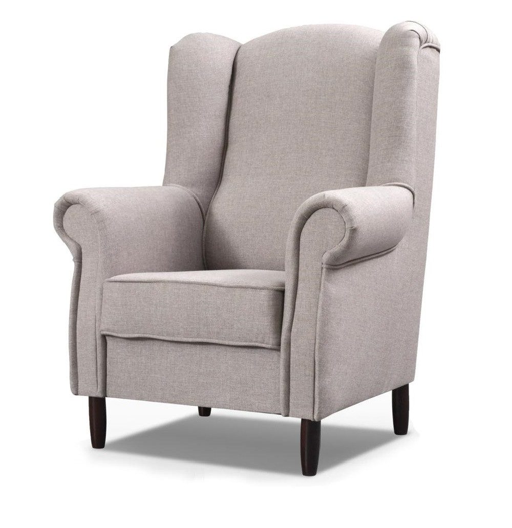 Xlmoebel Ohrensessel Polsterhocker im modernen Design mit hochwertiger Polsterung (2-St., Sessel + Hocker), Hergestellt in Europa