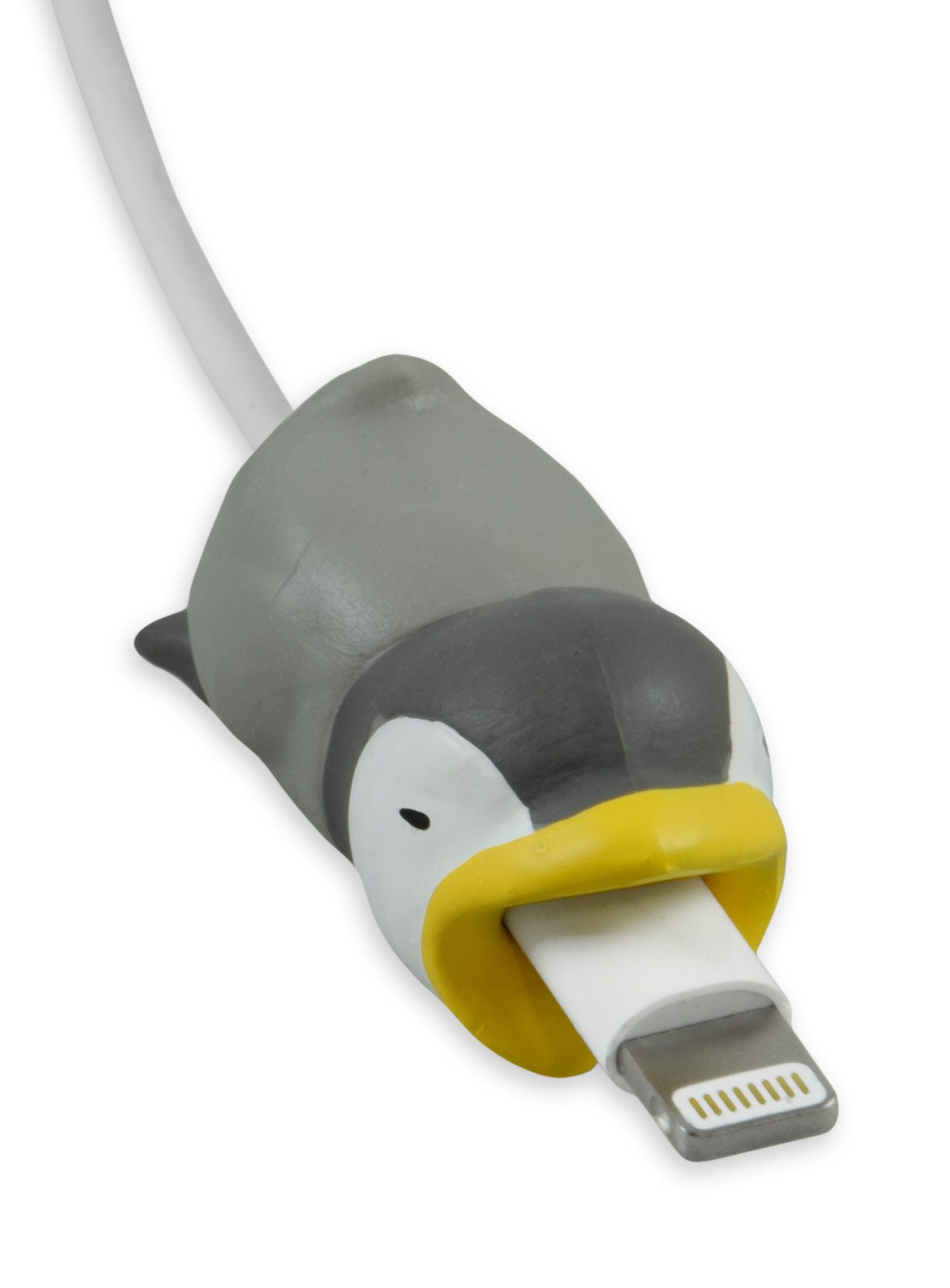 PhoneNatic Handy Stecker-Schutz Kabeltier - kompatibel mit Lightning Kabel Smartphone-Kabel, Pinguin – Bild 2 von 5