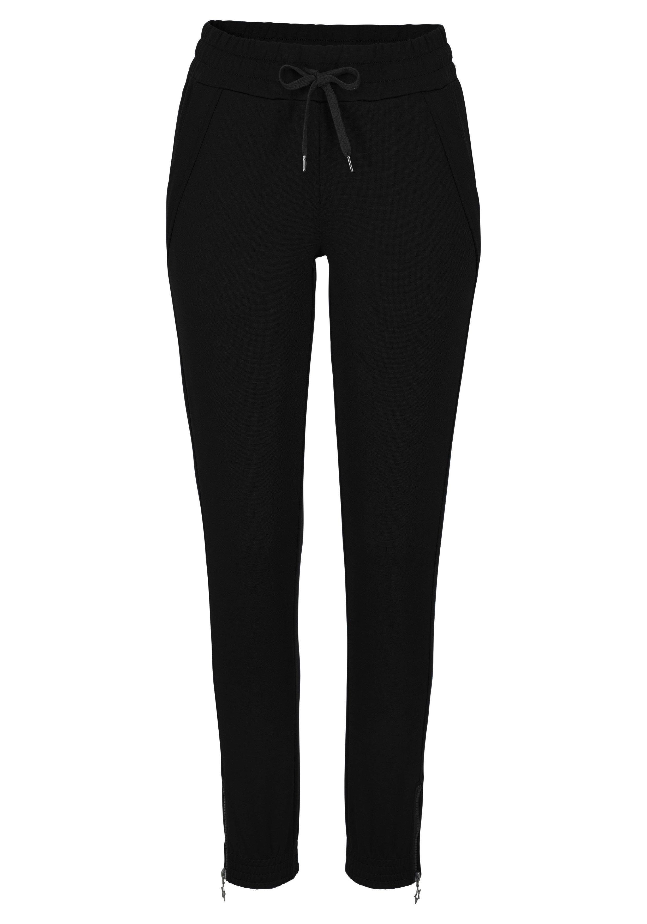 Bench. Loungewear Relaxhose mit schmalem Bein und Zipper am Saum, Loungewear – Bild 2 von 5