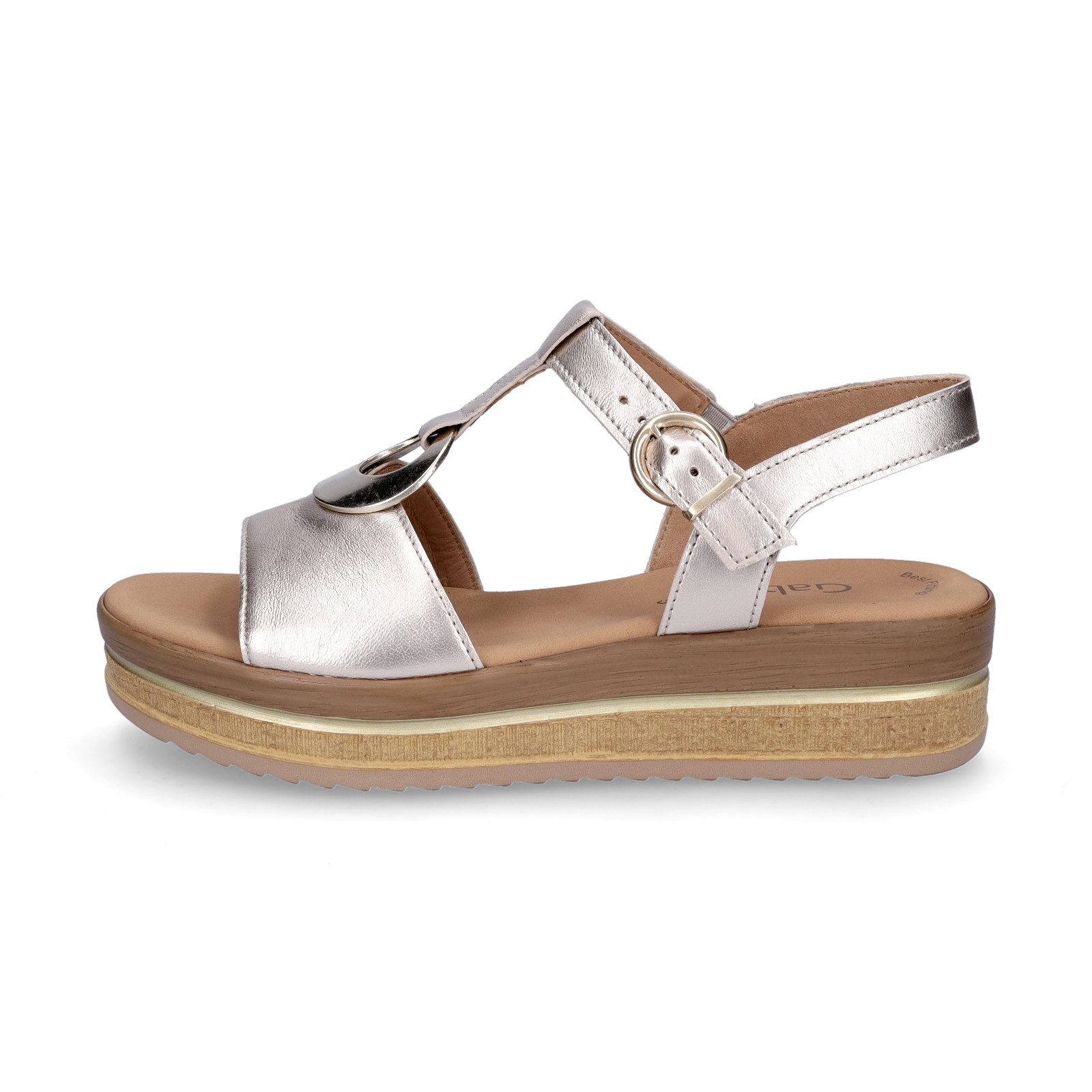Gabor Gabor Damen Keilsandalette gold Sandale