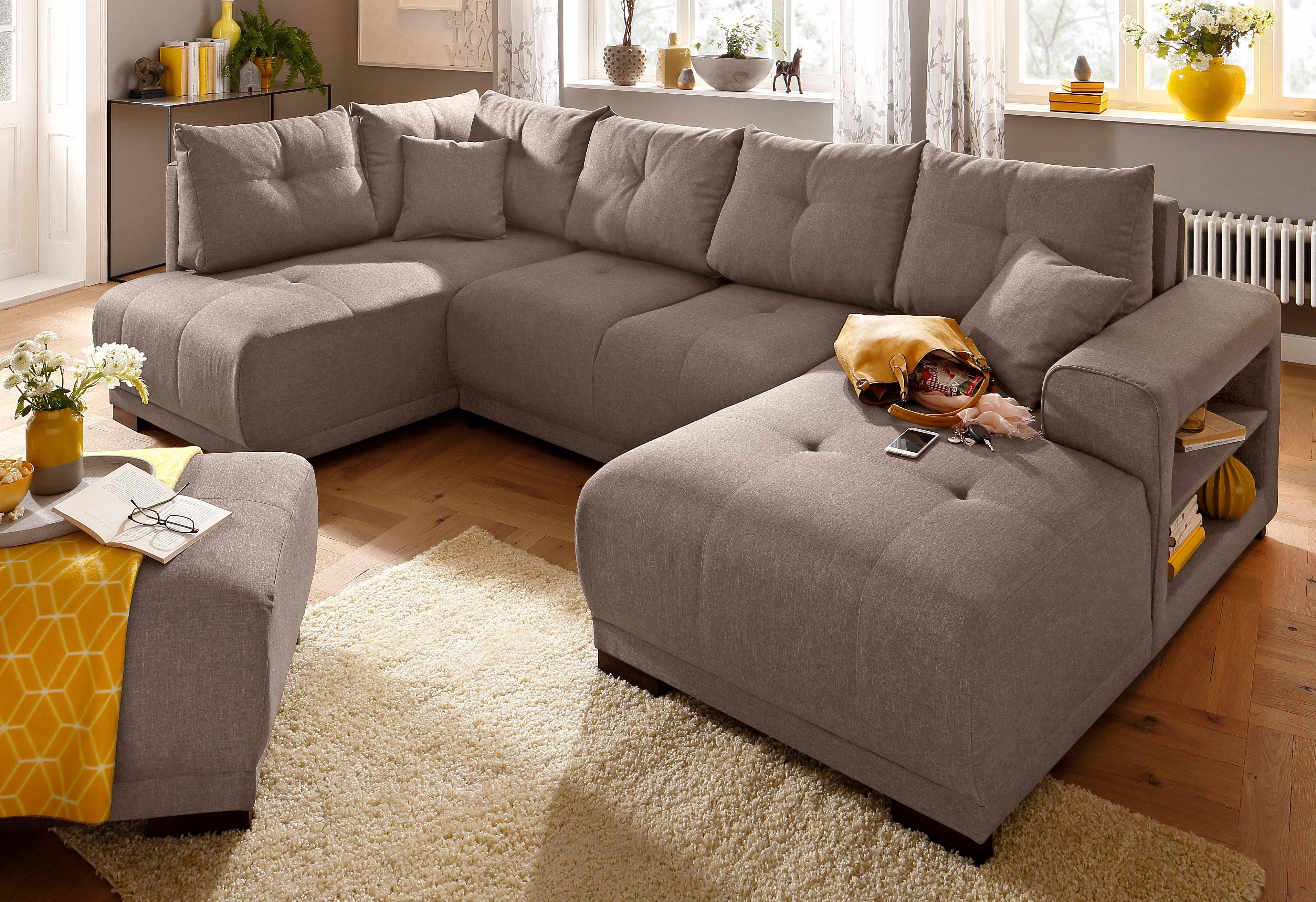 Home affaire Wohnlandschaft Viborg U-Form, mit günstig online kaufen