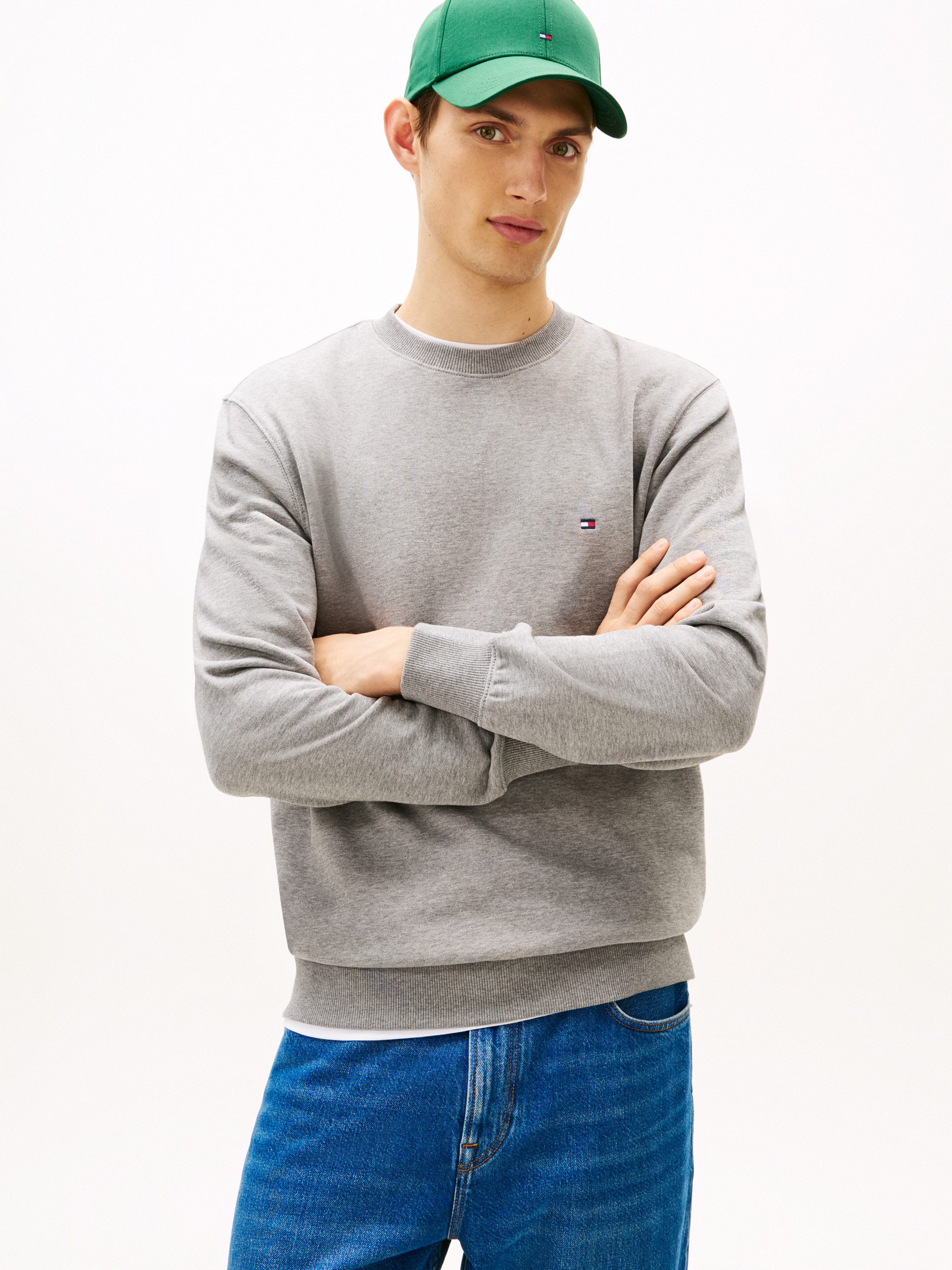 Tommy Hilfiger Sweatshirt ESSENTIAL TERRY CREWNECK günstig online kaufen