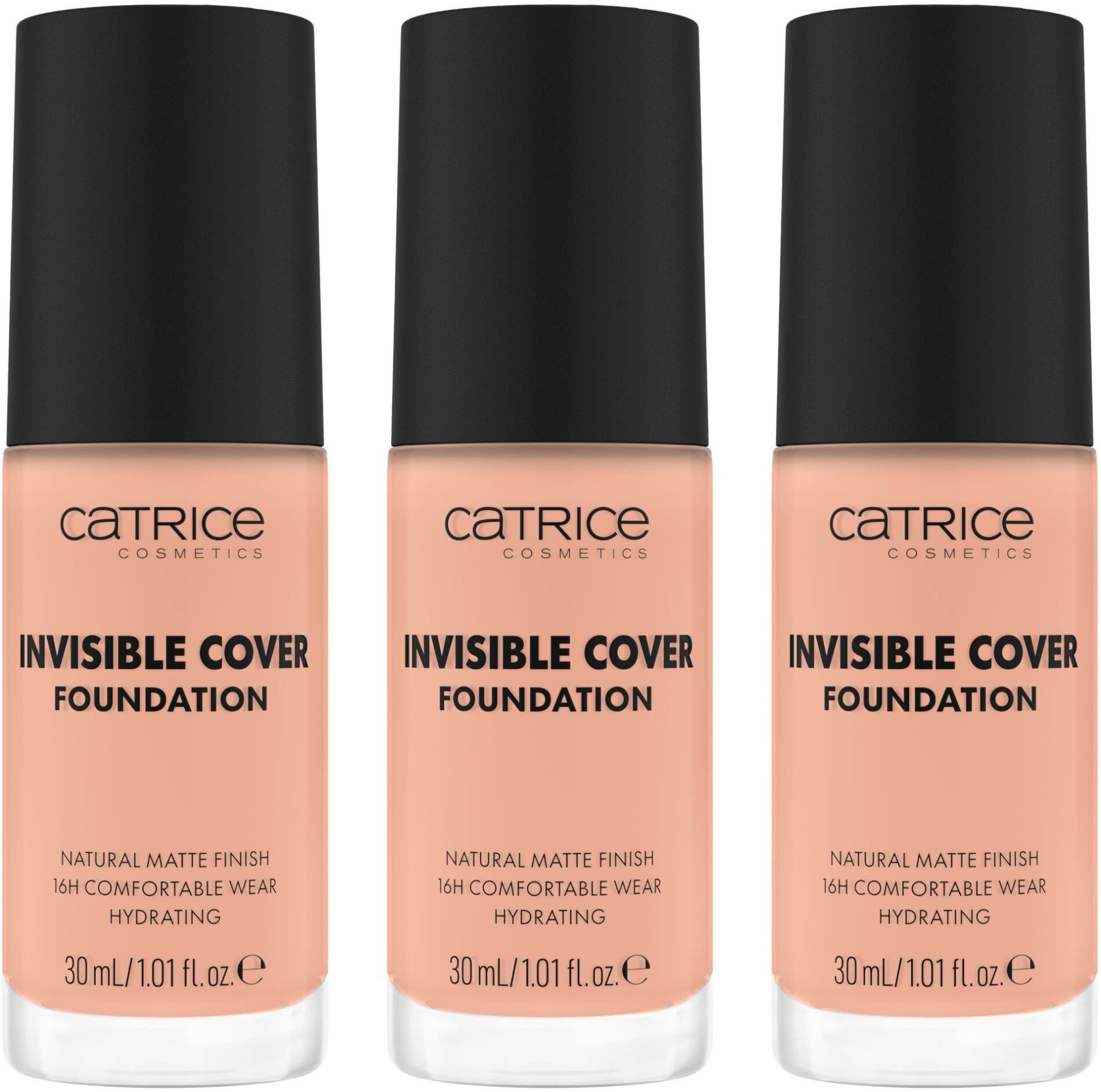Catrice Основа Invisible Cover Основа, 3-tlg., mit langanhaltendem Finish