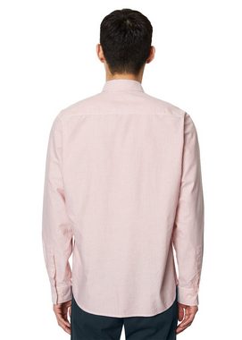 Marc O'Polo Langarmhemd aus gestreifter Bio-Baumwoll-Qualität