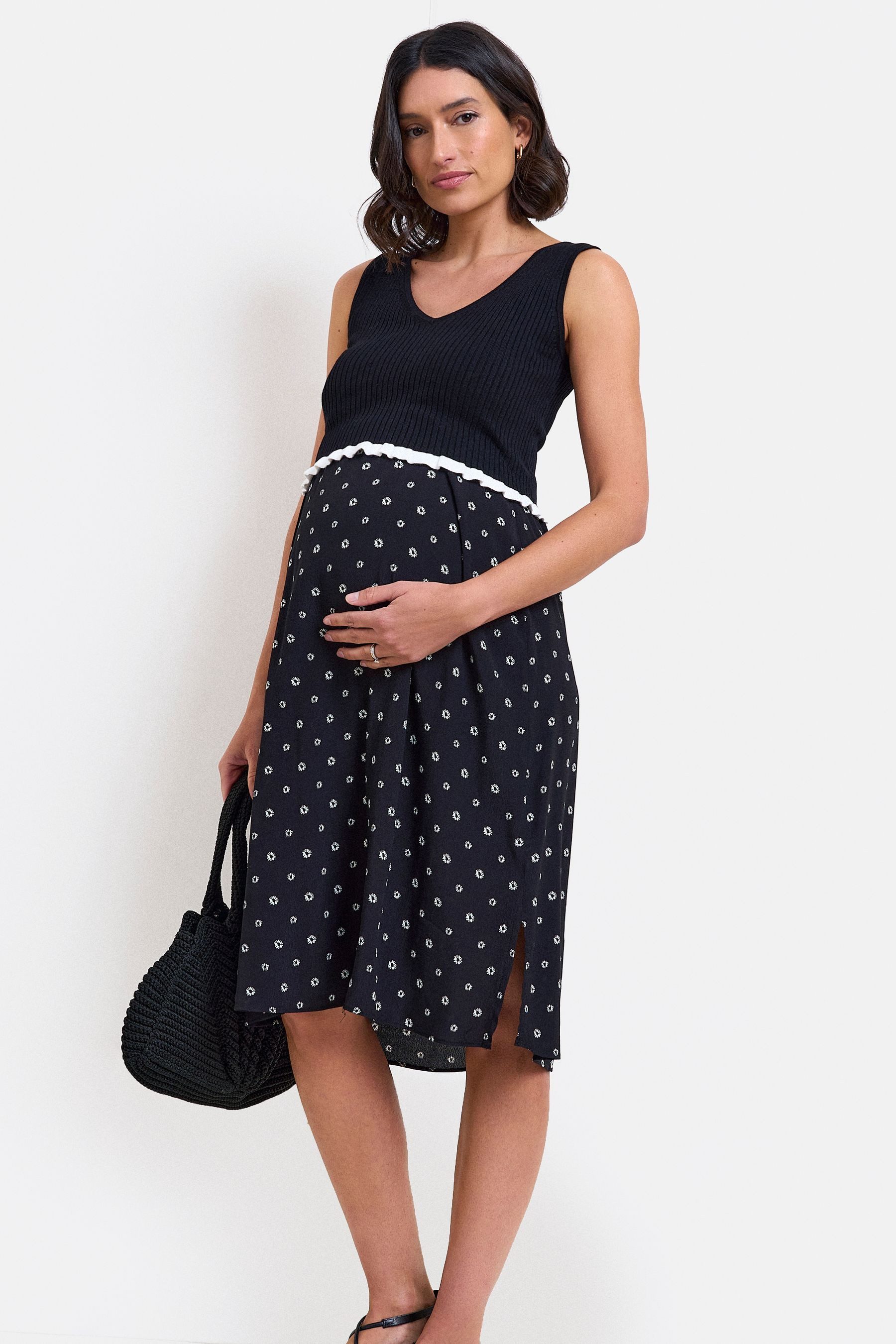 Seraphine Jerseykleid Seraphine Still-Kleid, Umstands- und Stillmode (1-tlg)