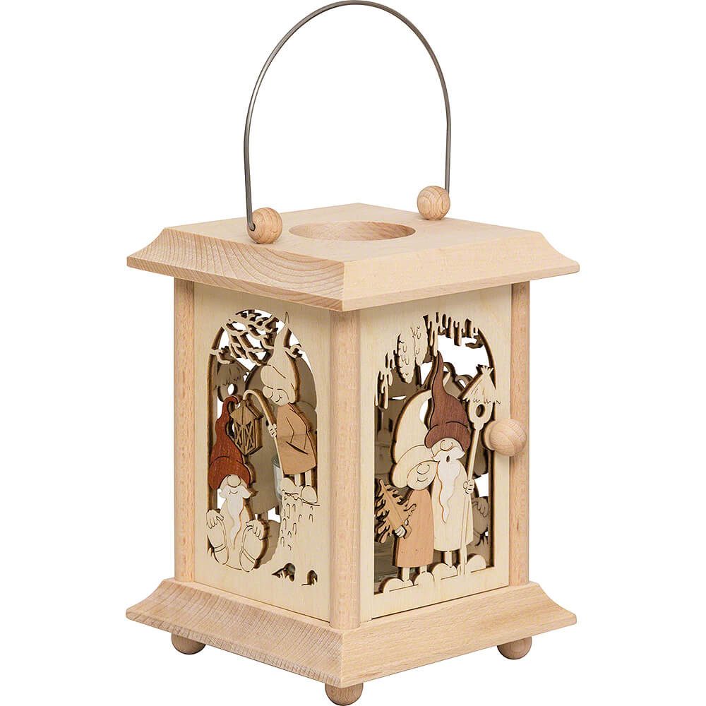 Kuhnert Schwibbogen Tischlaterne Wichtel (24cm) von Drechslerei Kuhnert