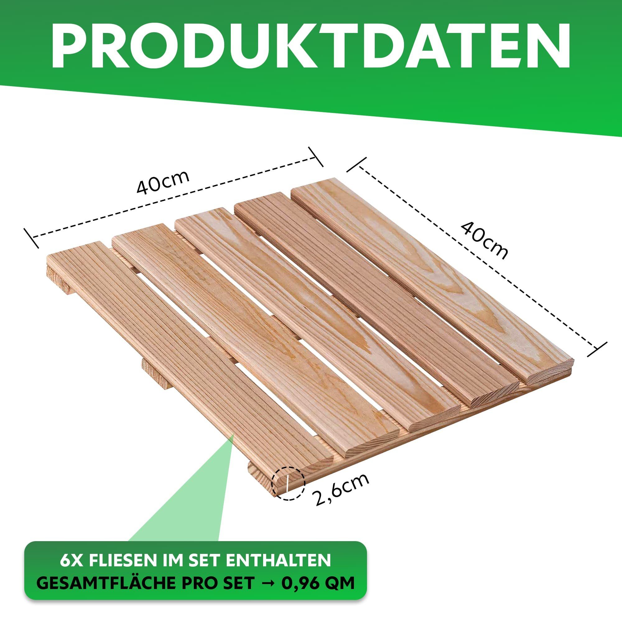 Endorphin Holzfliesen Holzfliesen aus Lärche 40x40 günstig online kaufen