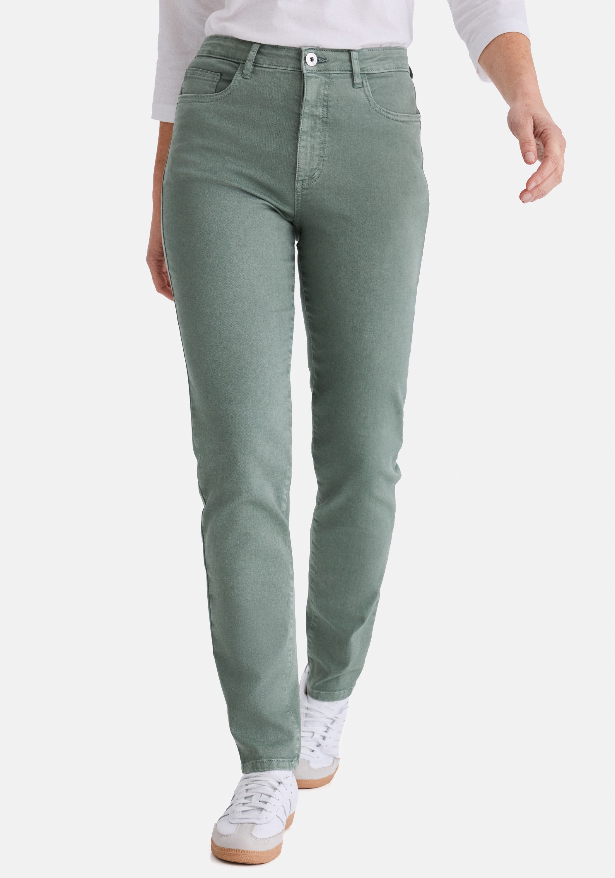 STOOKER WOMEN 5-Pocket-Jeans Nizza Denim Tapered Fit Jeans Tapered Fit Casual Clean Wash Denim Jeans für Damen