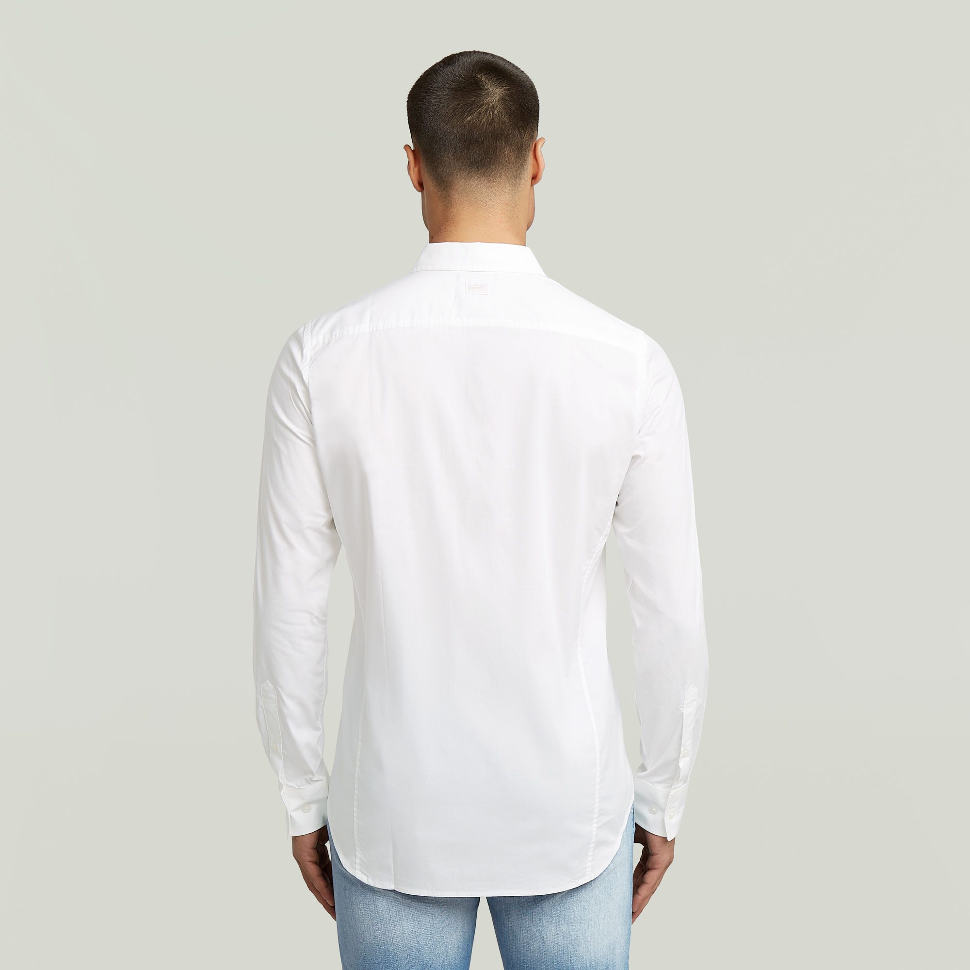 G-STAR Langarmhemd Uniform Slim Shirt ls mit gesticktem Logo günstig online kaufen