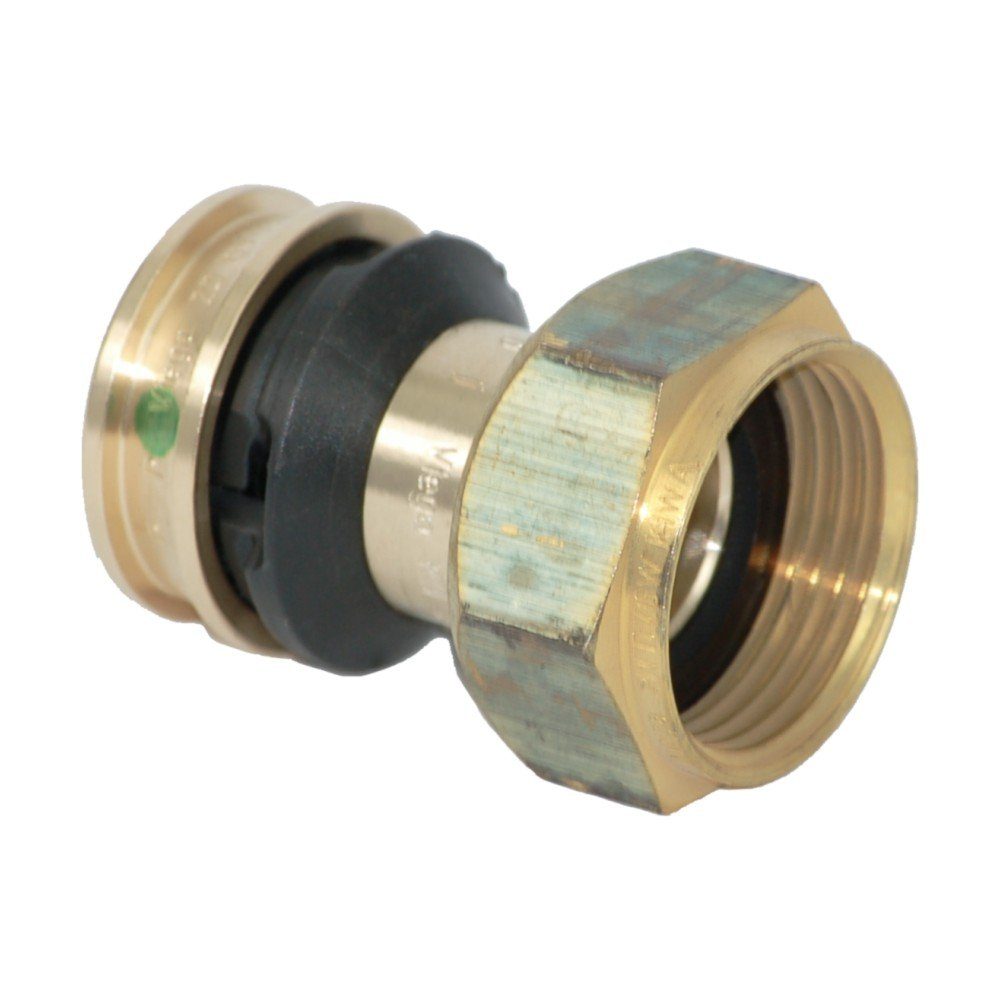 Viega Wasserrohr Viega Raxofix Verschraubung, flachdichtend, 25 mm x 3/4" G, Modell 536