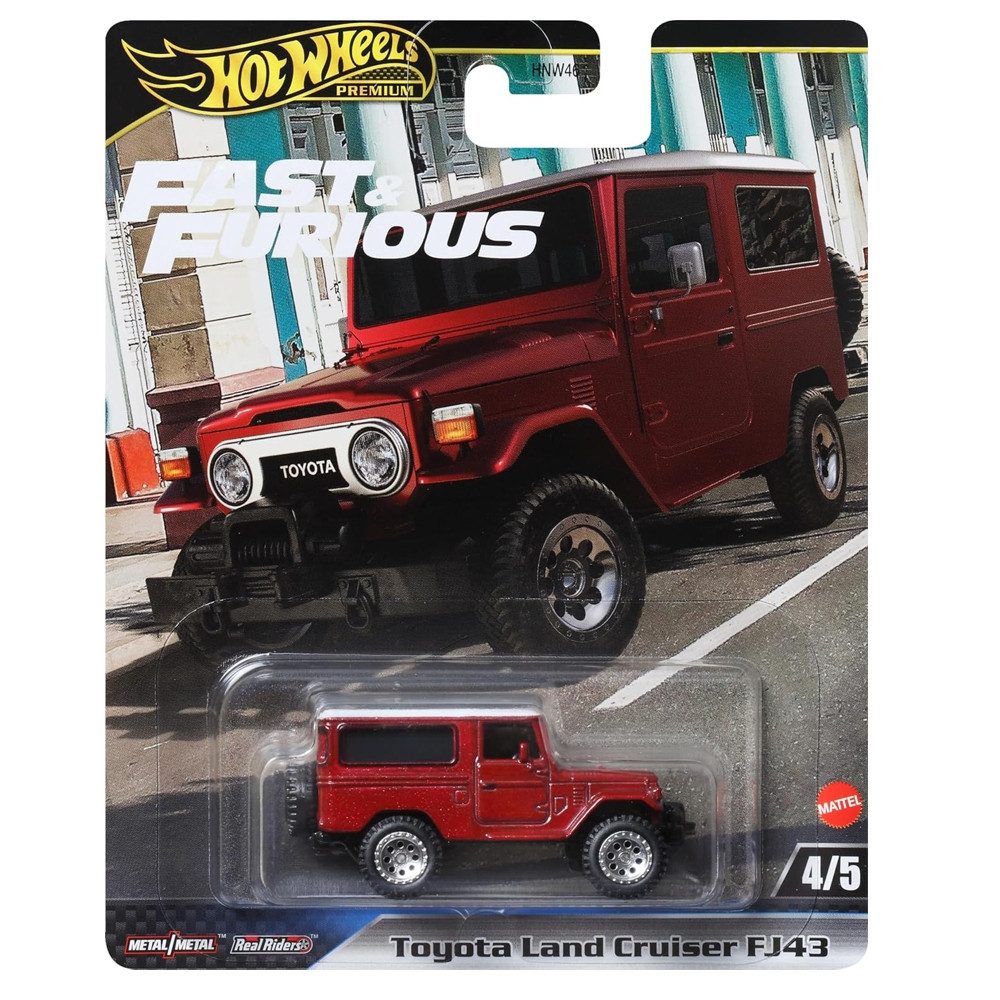 Hot Wheels Spielzeug-Rennwagen Toyota Land Cruiser FJ43 HRT96 Hot Wheels Auto Fast & Furious