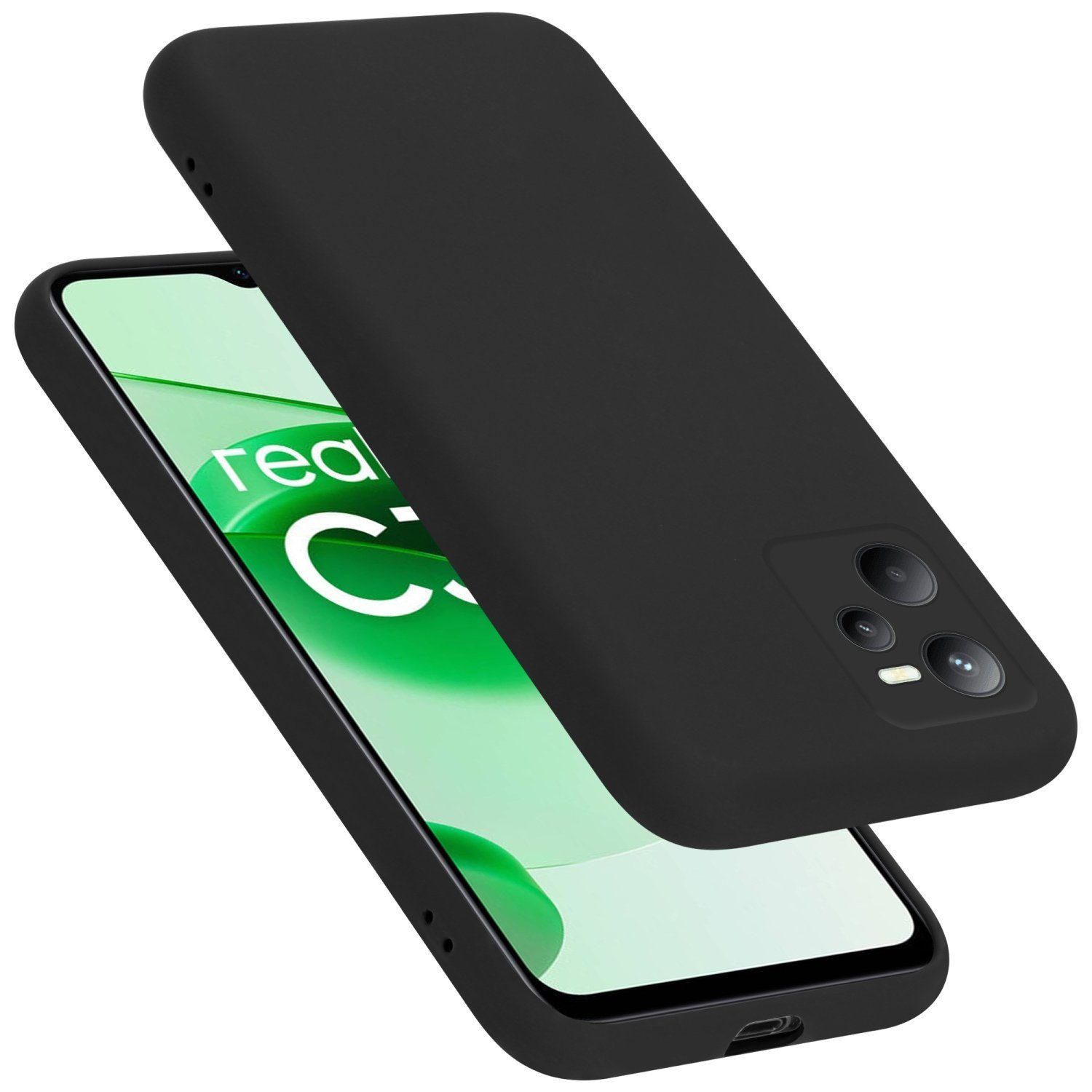 Cadorabo Handyhülle für Realme C35 / Narzo 50A PRIME Hülle Realme C35 / Narzo 50A PRIME, Flexible Hülle TPU Silikon Schutzhülle Back Cover Case