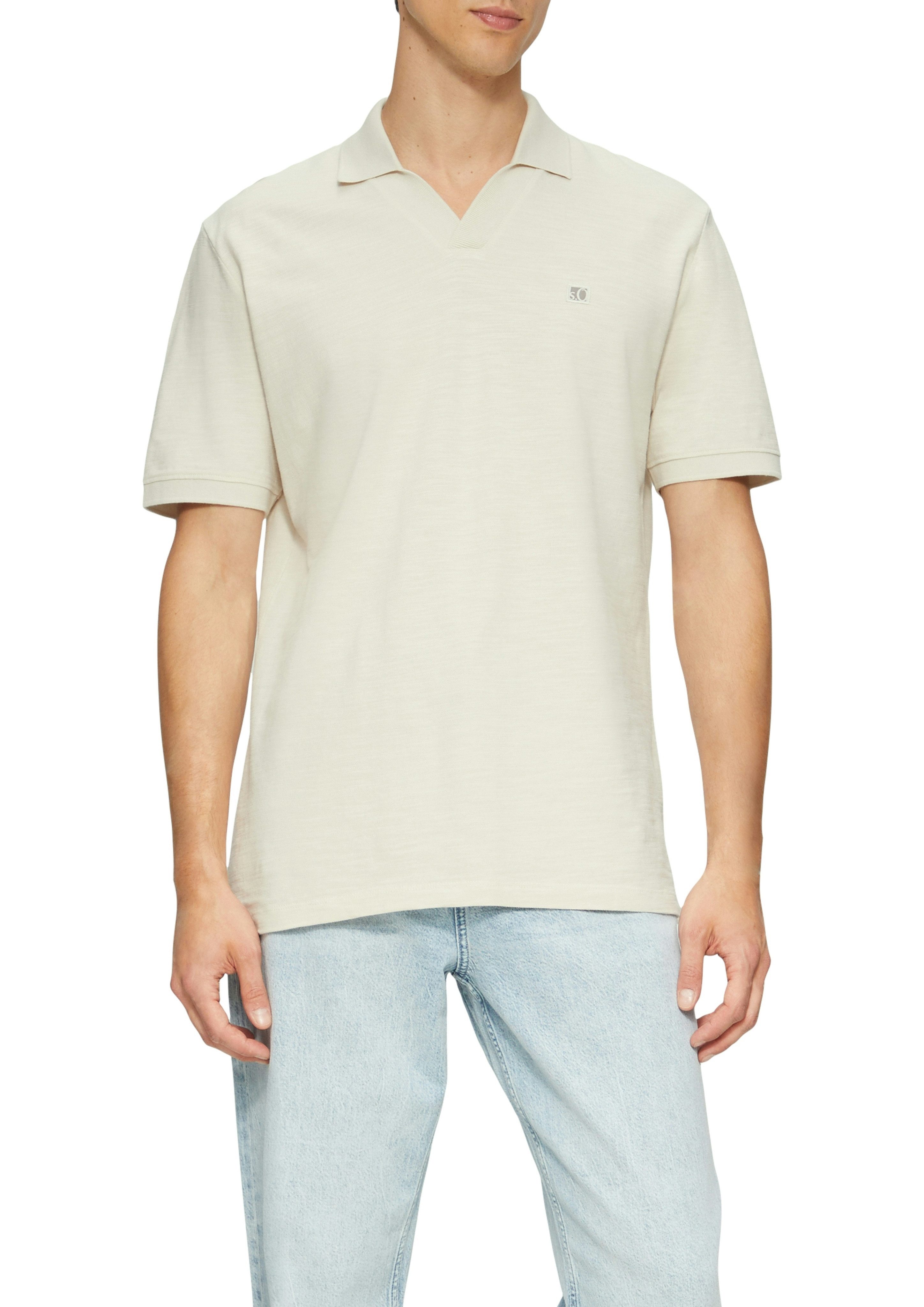 s.Oliver Poloshirt mit Logo Stickerei
