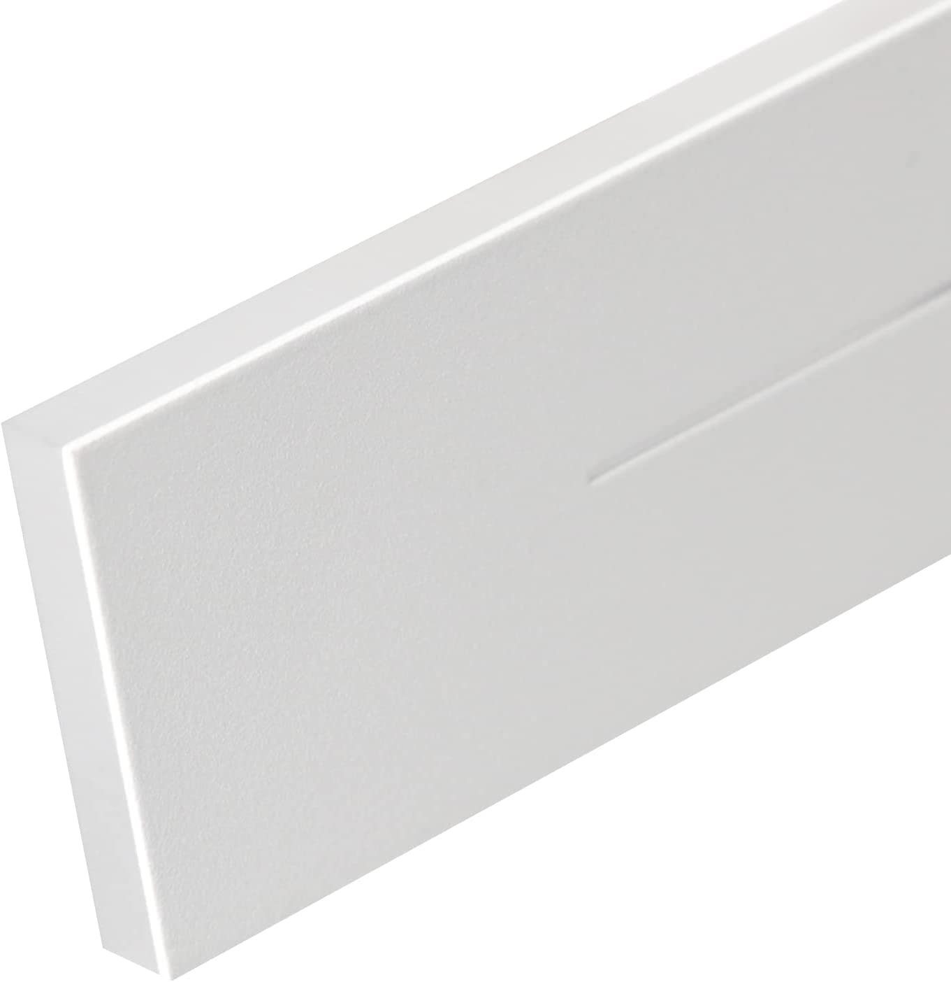 Nettlife LED Wandleuchte 60cm Weiß warmweiß schlanke, LED fest integriert, Warmweiß, für Treppenhaus Schlafzimmer Flur Wohnzimmer Kinderzimmer – Bild 5 von 5