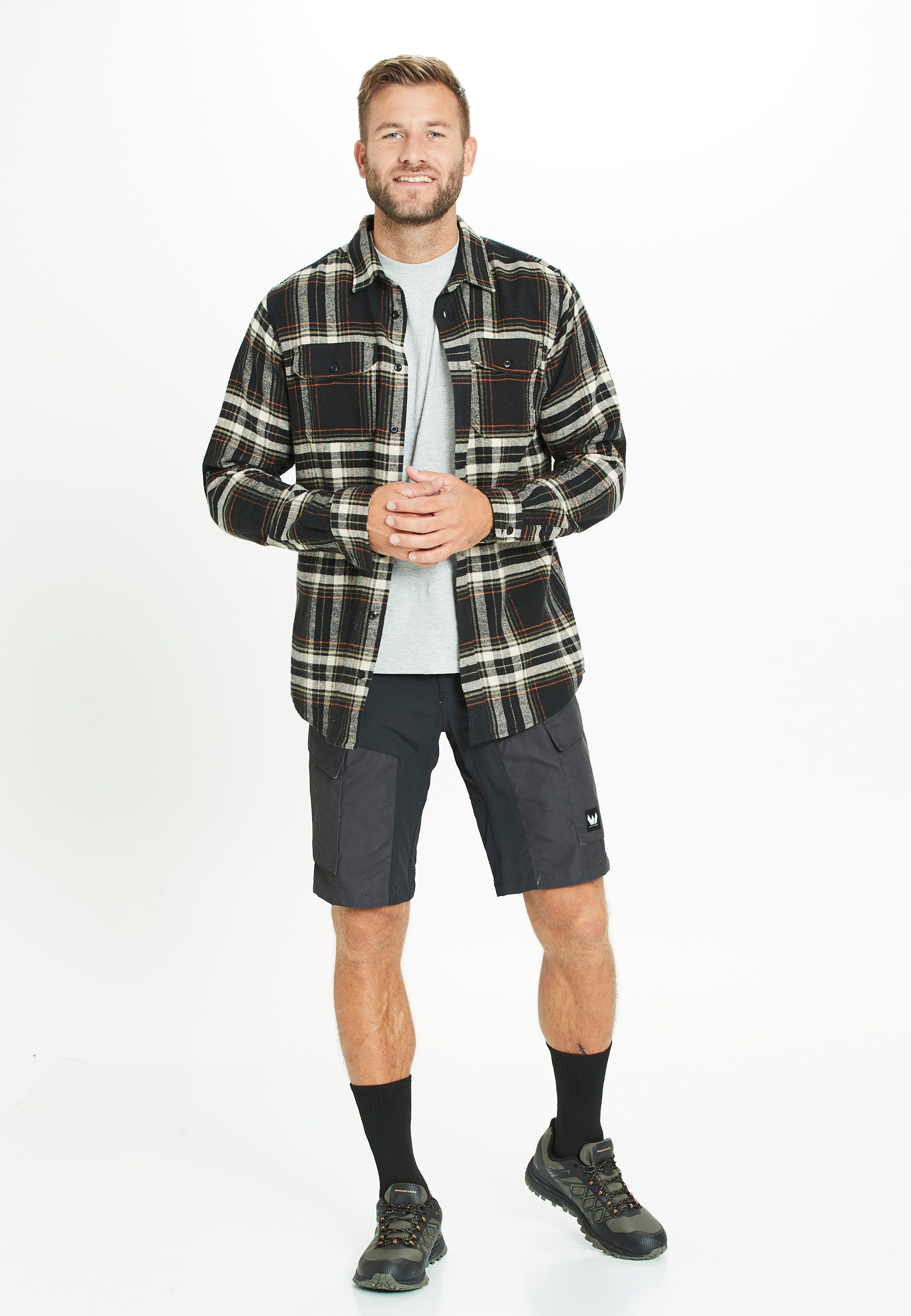 WHISTLER Fleeceshirt Jamba aus atmungsaktivem Flannel schwarz-schwarz