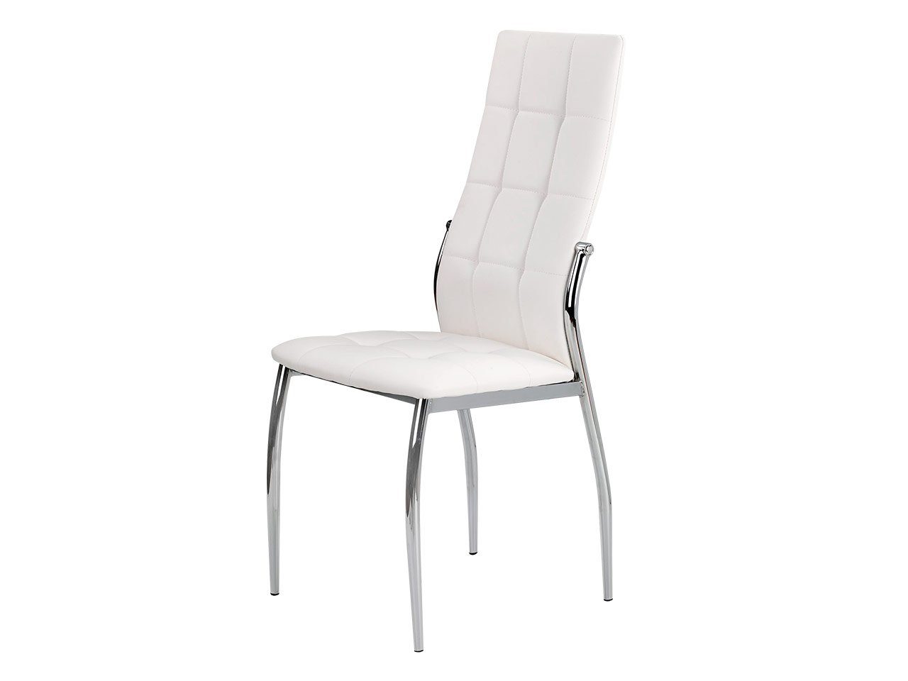 Stuhl K209 der Farbe (4 54x45x101 Gestell cm MIRJAN24 in Chrom, aus U-3 Stück), Metall