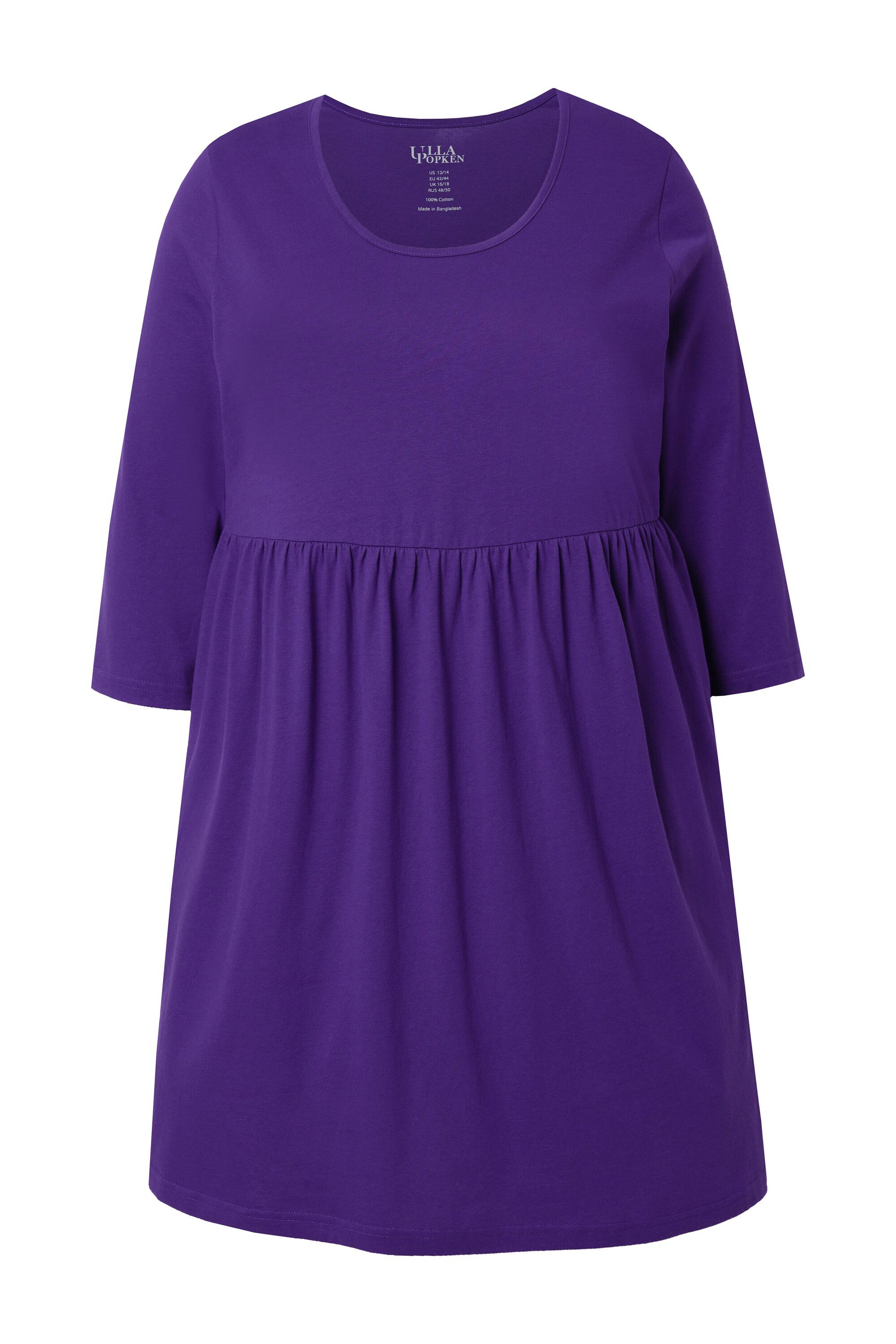 Ulla Popken Longshirt Longshirt A-Linie Lieblingsfarbe günstig online kaufen