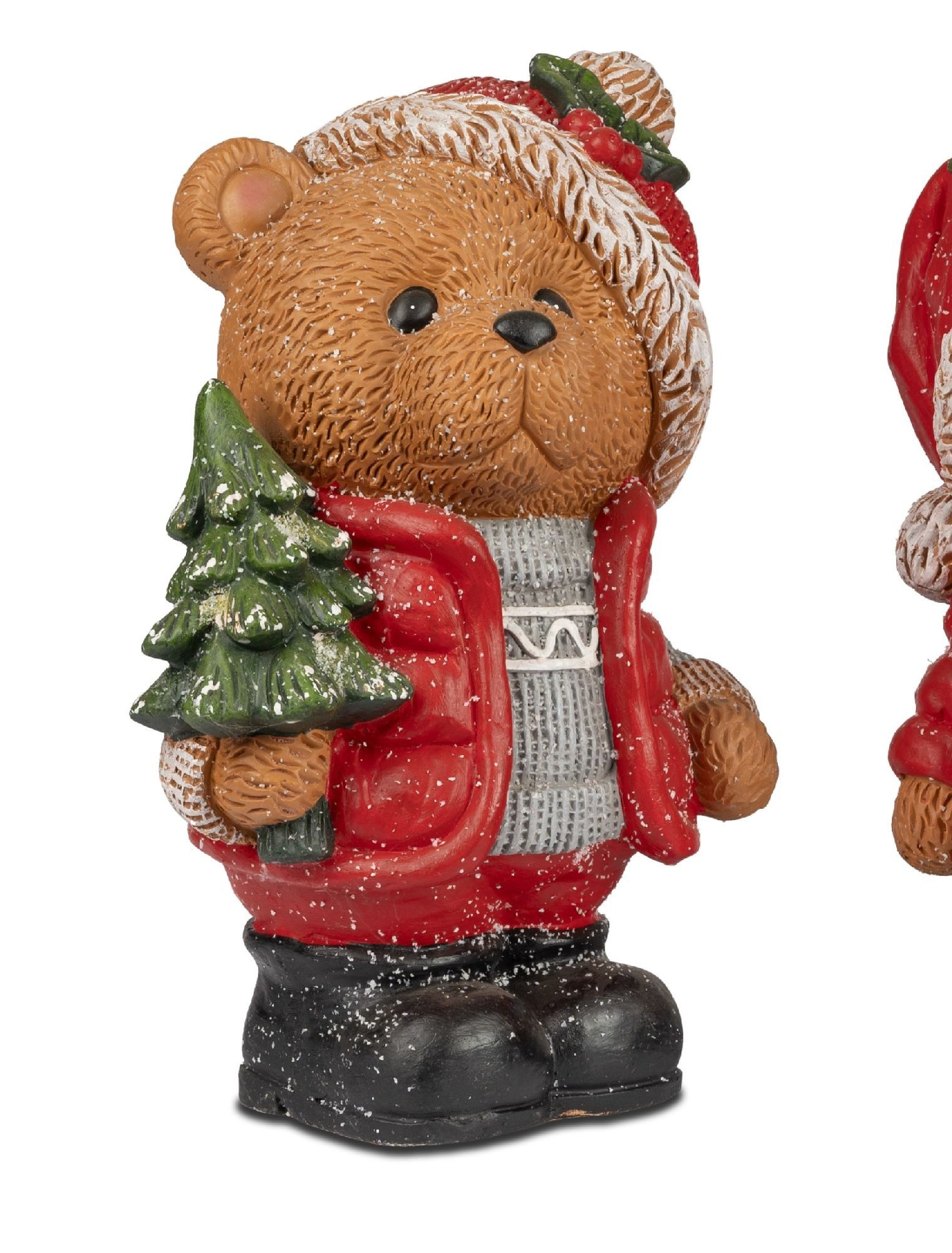 formano Dekofigur Winterzeit, Farbe: Mehrfarbig, Motiv: Teddy