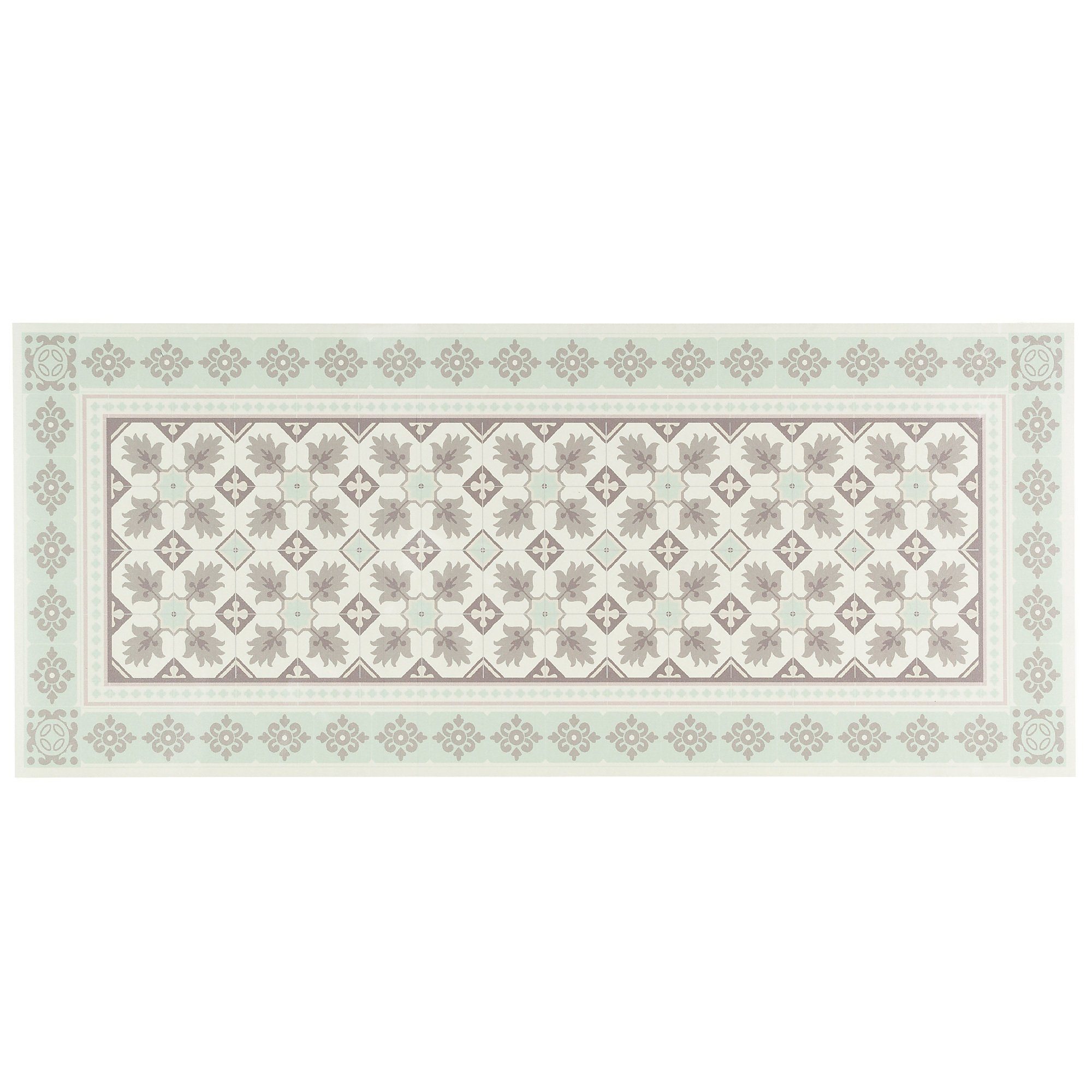 Pergamon Küchenläufer Vinyl Teppich Küchenläufer Evora Fliesenoptik, Rechte günstig online kaufen