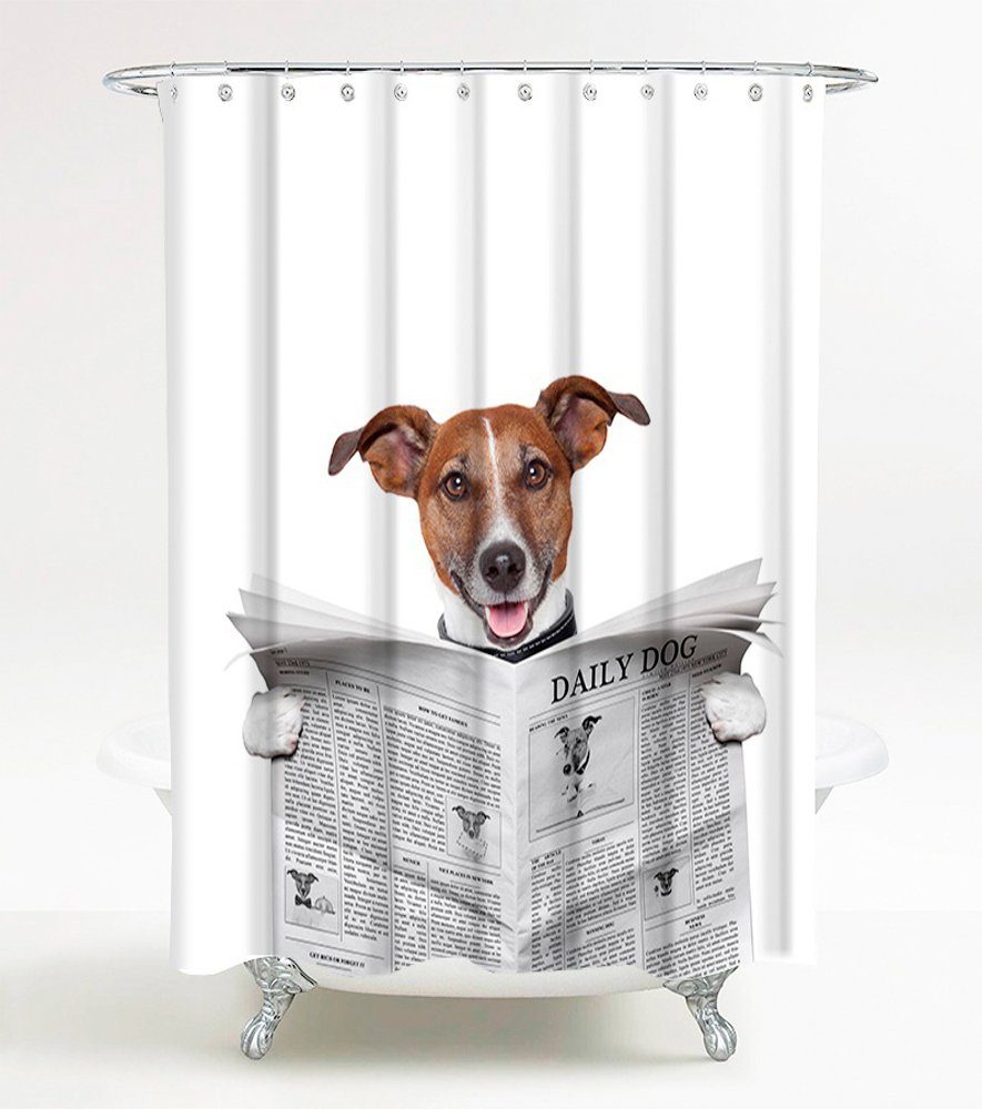 Sanilo Duschvorhang Newspaper Breite 180 cm
