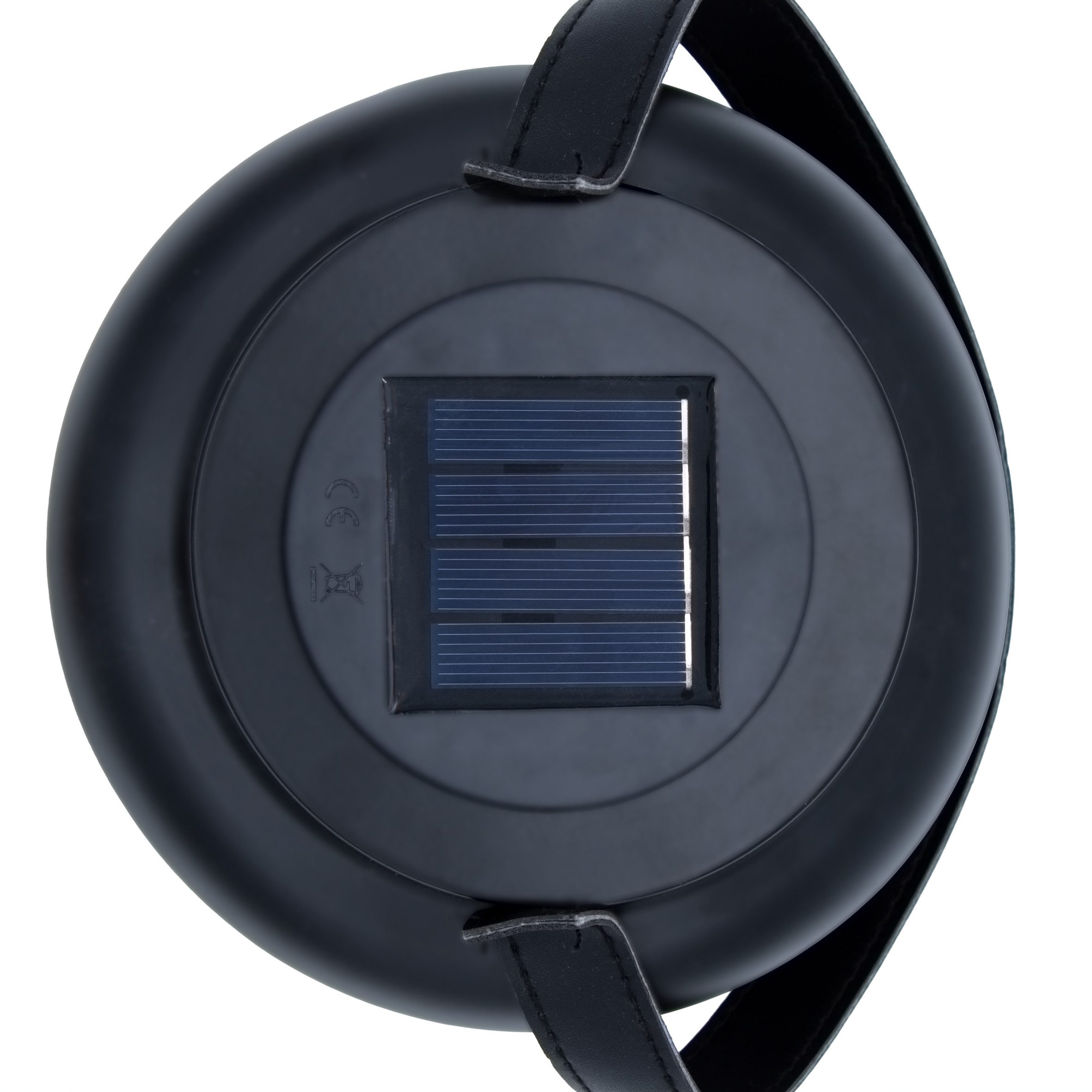 Spetebo LED Laterne LED Solar Metall Laterne mit Blumenmuster, LED fest integriert, 28 x 16 cm - Garten Deko Leuchte zum Hängen oder Stellen
